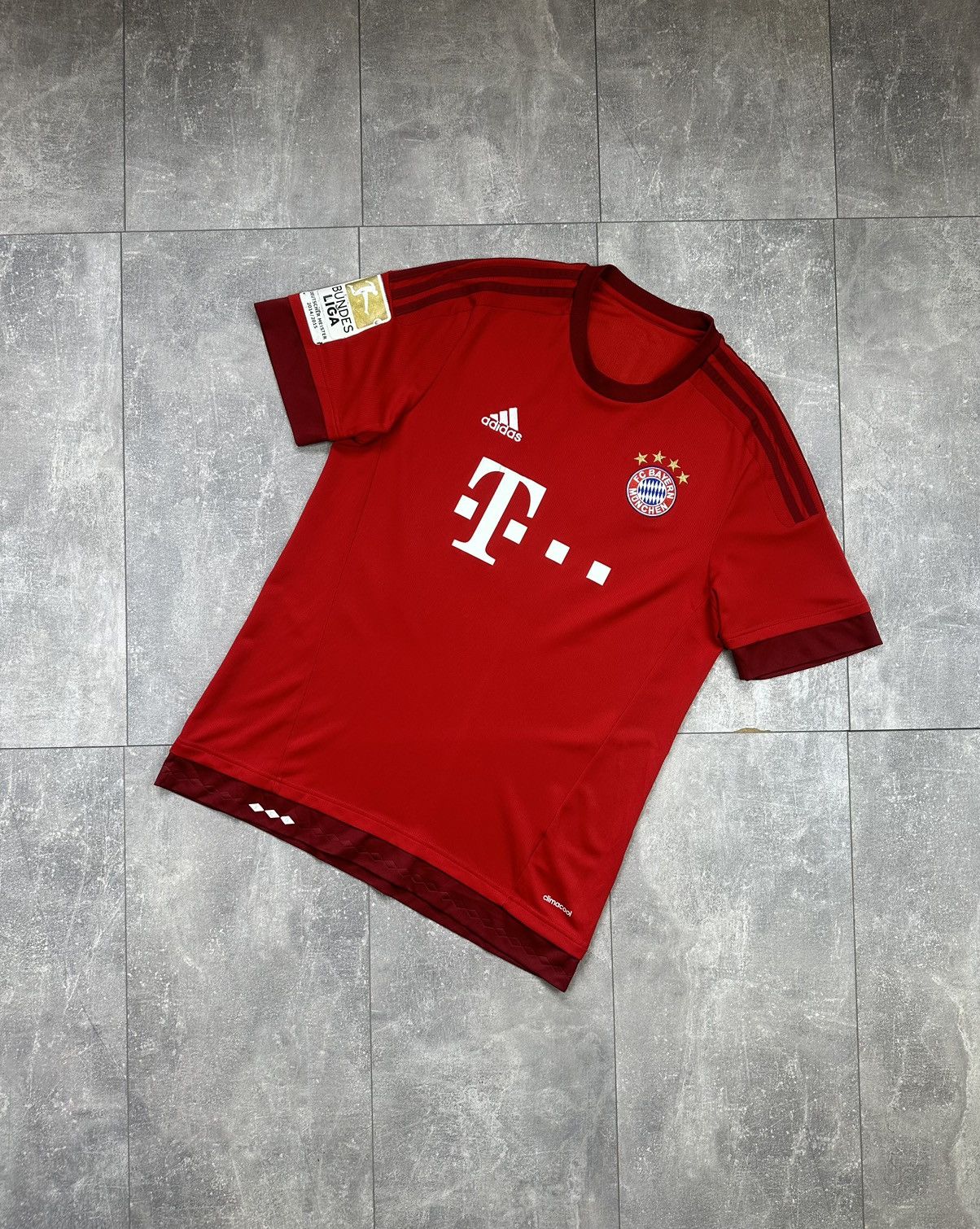 Vintage Adidas FC Bayern Múnchen Muller 25 Bundes Liga Jersey Size US M / EU 48-50 / 2 - 2 Thumbnail