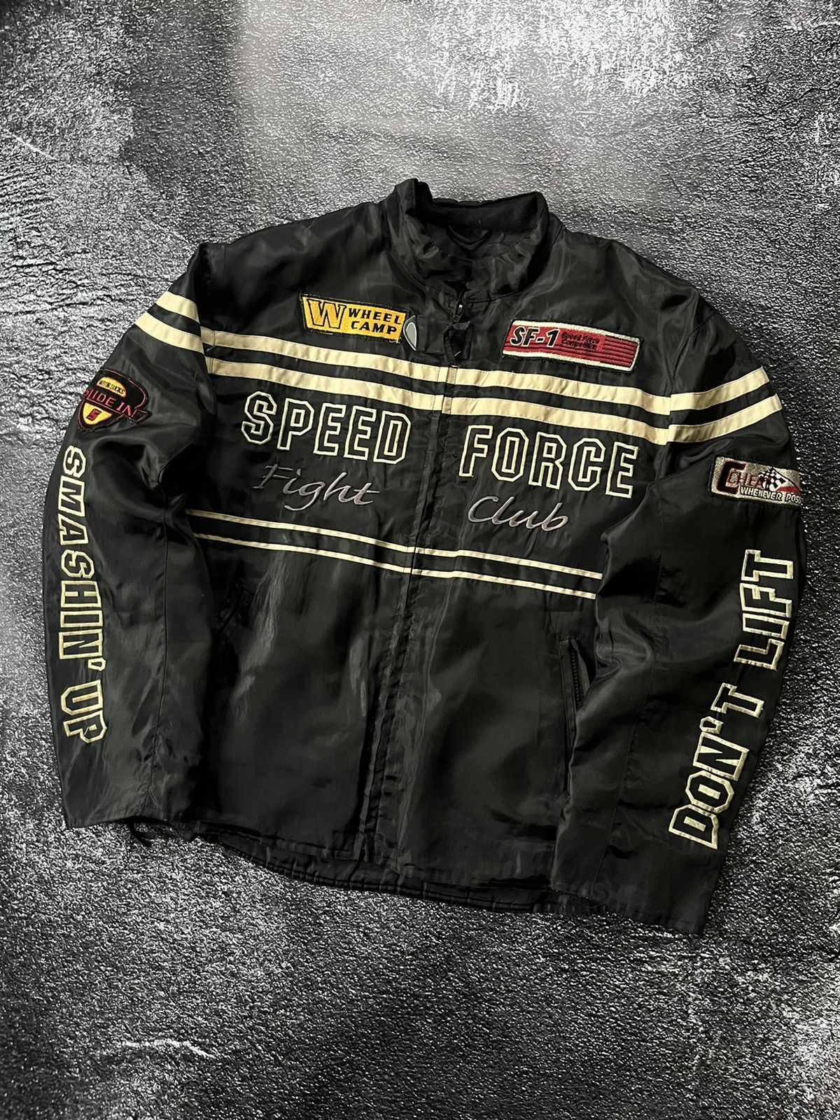 Vintage Racing Jacket Speed Force Dynamite Motion