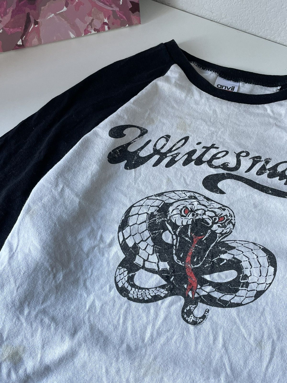 Band Tees × Vintage White Snake 90’s Tour Long Sleeve Vintage Anvil Rock Size US L / EU 52-54 / 3 - 5 Thumbnail
