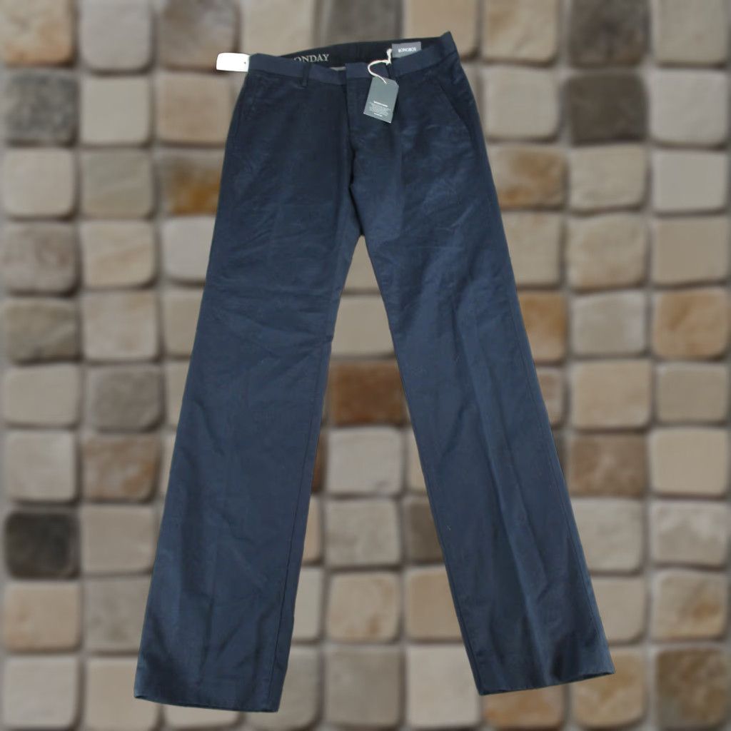 Bonobos Dress Pants Mens 29 Navy Blue Slim Straight 29x33 New