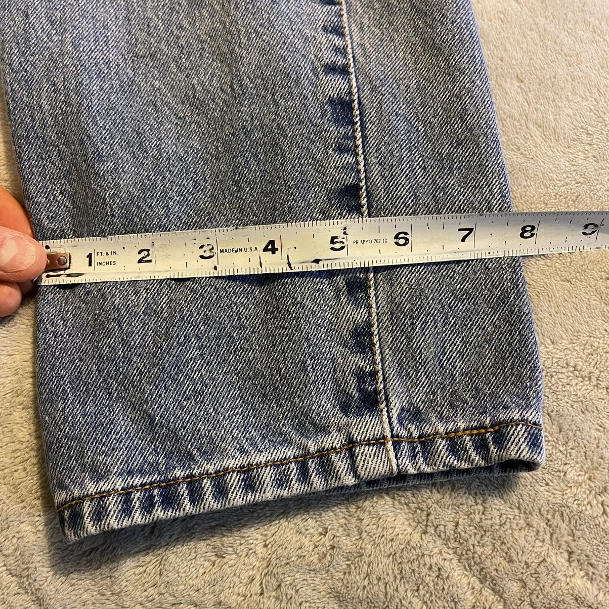 Levi's Vintage Levi's 550 Jeans Women 16 Blue Relaxed Fit Tapered Size 33" - 9 Thumbnail