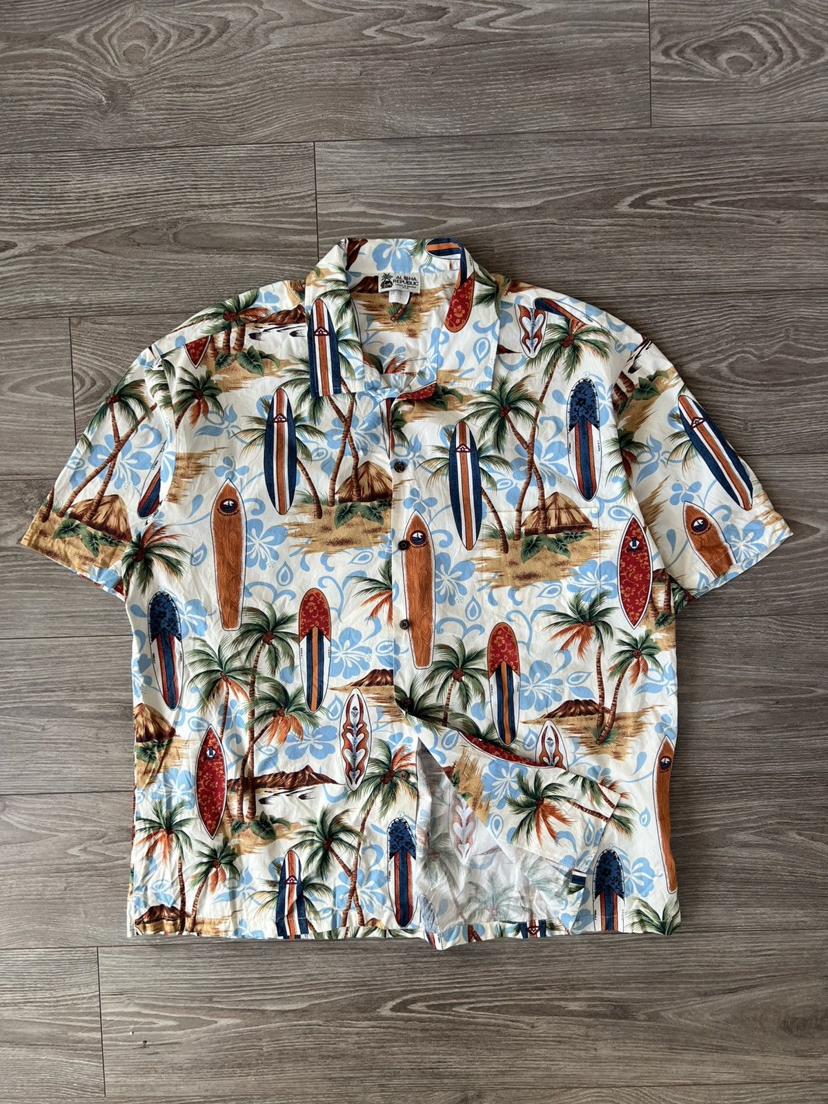 Other Rare Aloha Republic Made in Usa Hawaii Overprinted shirt Size US XXL / EU 58 / 5 - 8 Thumbnail