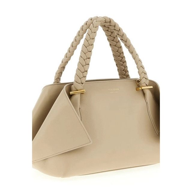 Salvatore Ferragamo FERRAGAMO Folded Medium Stone Top Handle Bag New & Authentic Size ONE SIZE - 3 Thumbnail