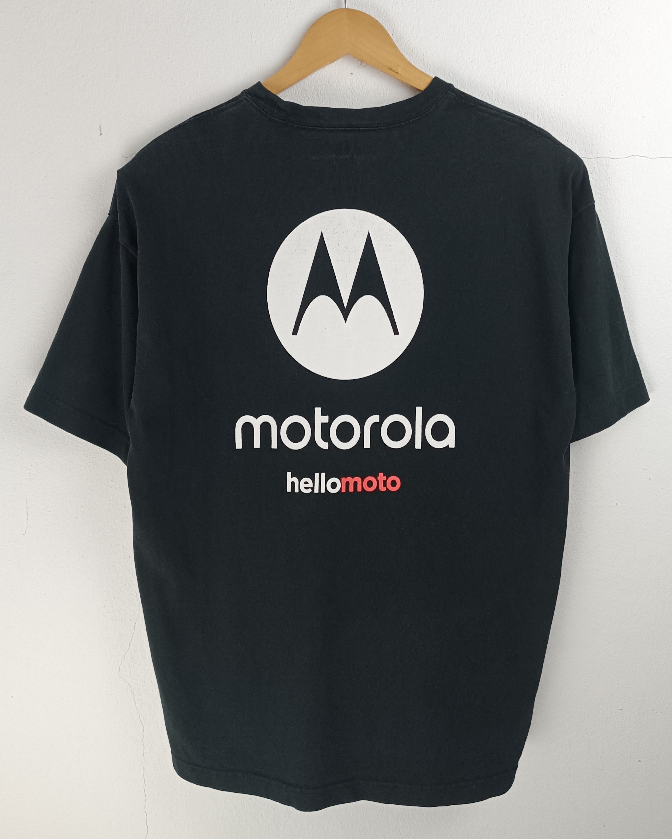 Motorola VINTAGE 2000'S MOTOROLA HELLOMOTO POCKET CAMO TEE Size US L / EU 52-54 / 3 - 4 Thumbnail