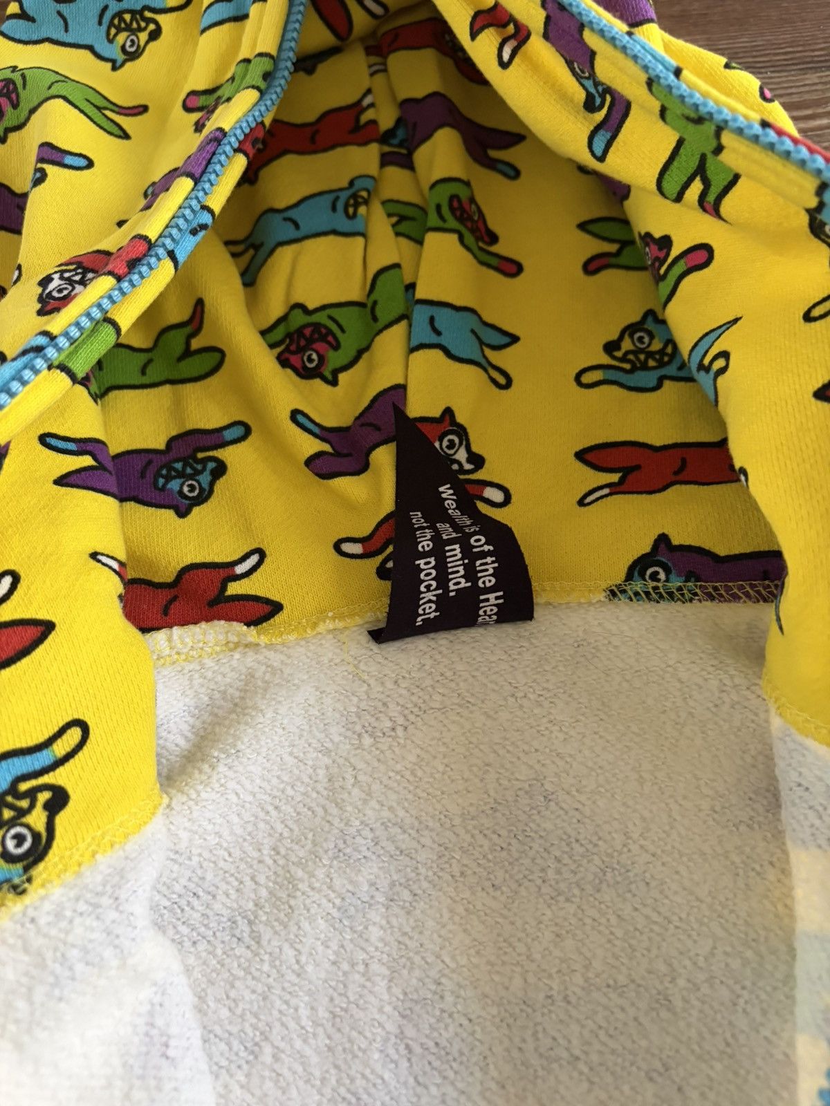 Icecream 2006 BBC/Ice Cream "Running Dog" yellow full zipup Size US M / EU 48-50 / 2 - 5 Thumbnail