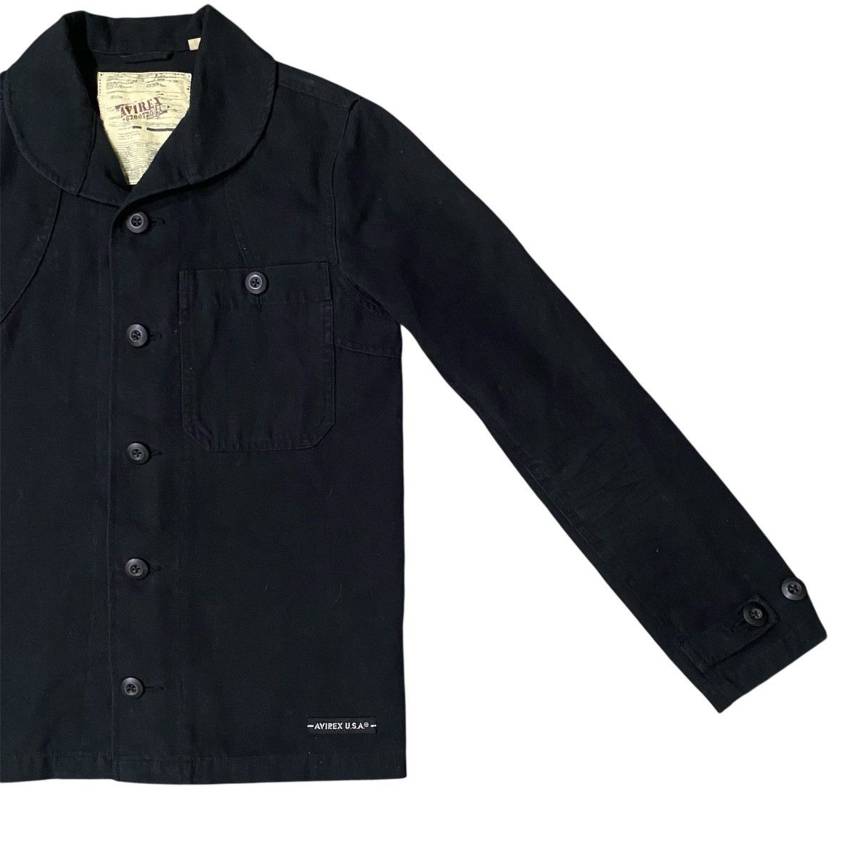 Avirex ‼️LAST DROP‼️Avirex USA Shawl Collar Jacket USN Military Size US S / EU 44-46 / 1 - 7 Thumbnail