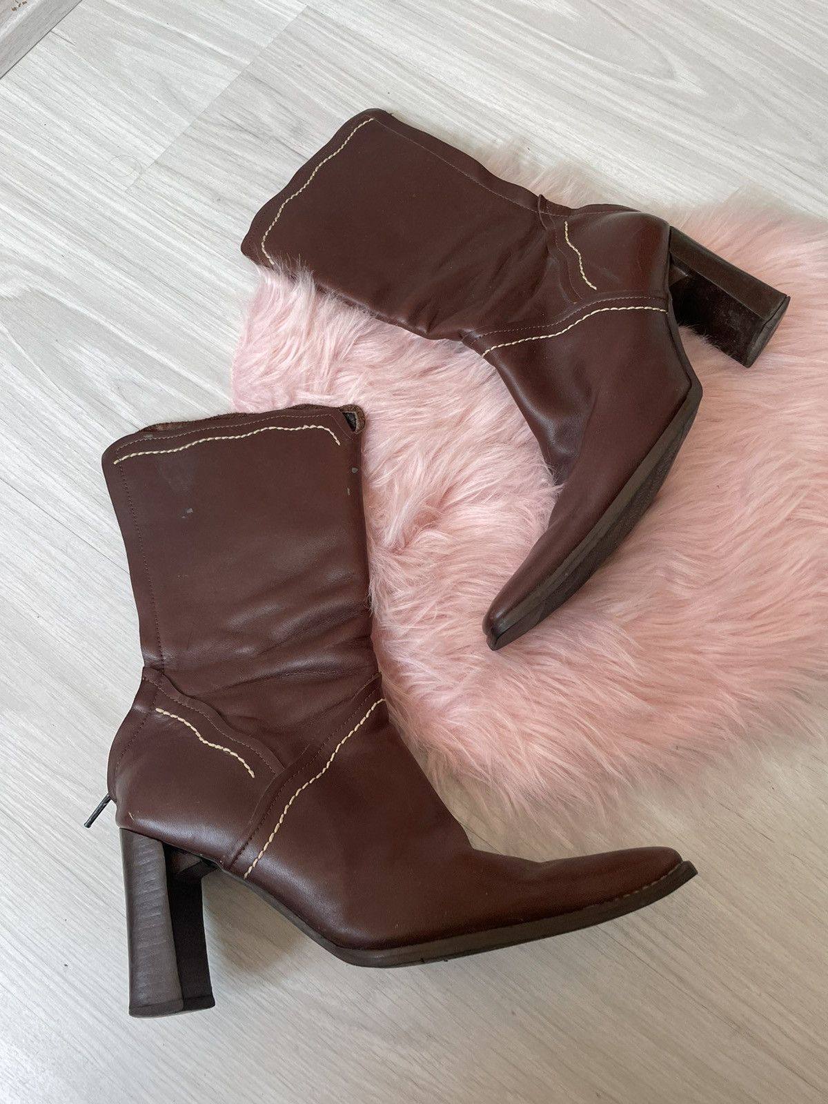 Vintage Vintage leather boots Size US 6.5 / IT 36.5 - 12 Thumbnail