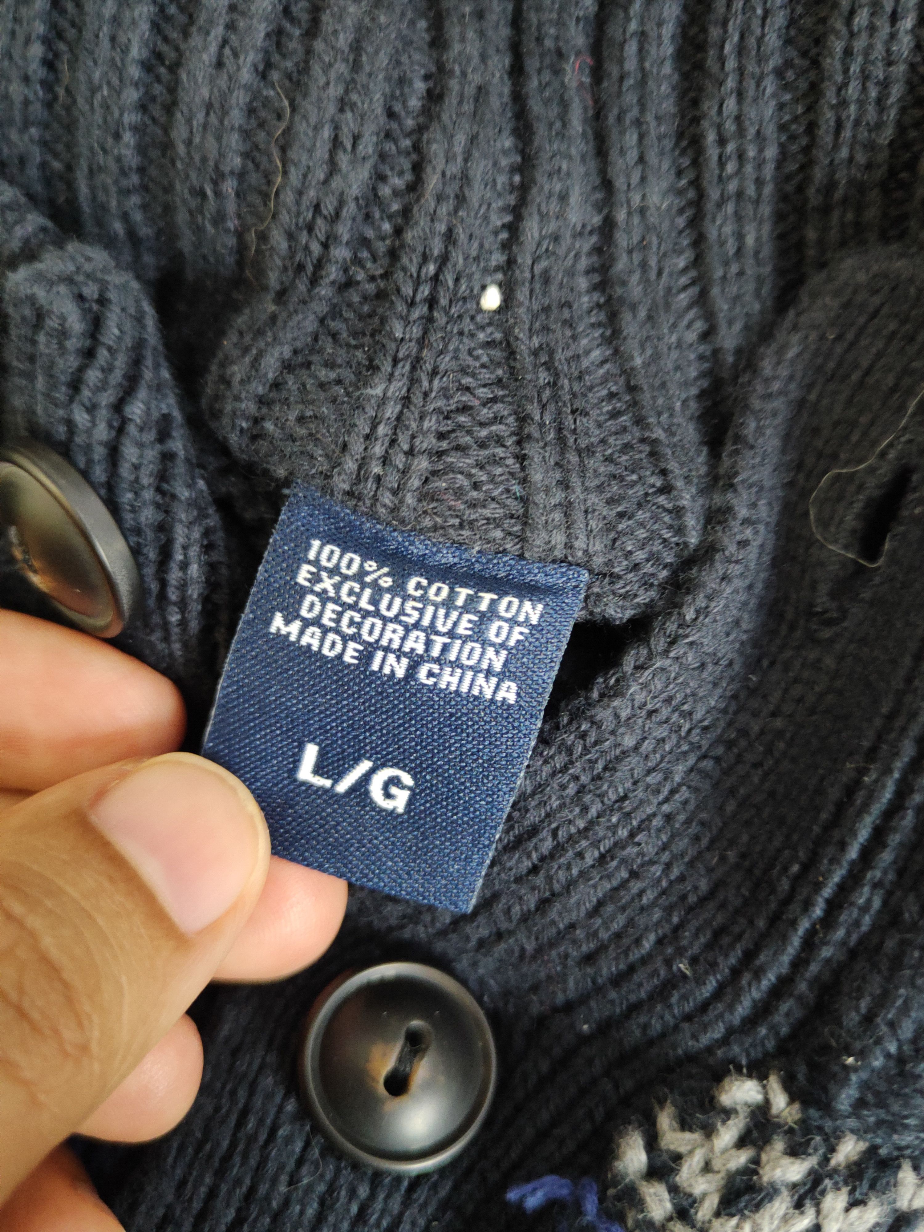 Chaps DL Chaps Navy Knitwear Sweatshirts #46-1015 Size US L / EU 52-54 / 3 - 12 Thumbnail
