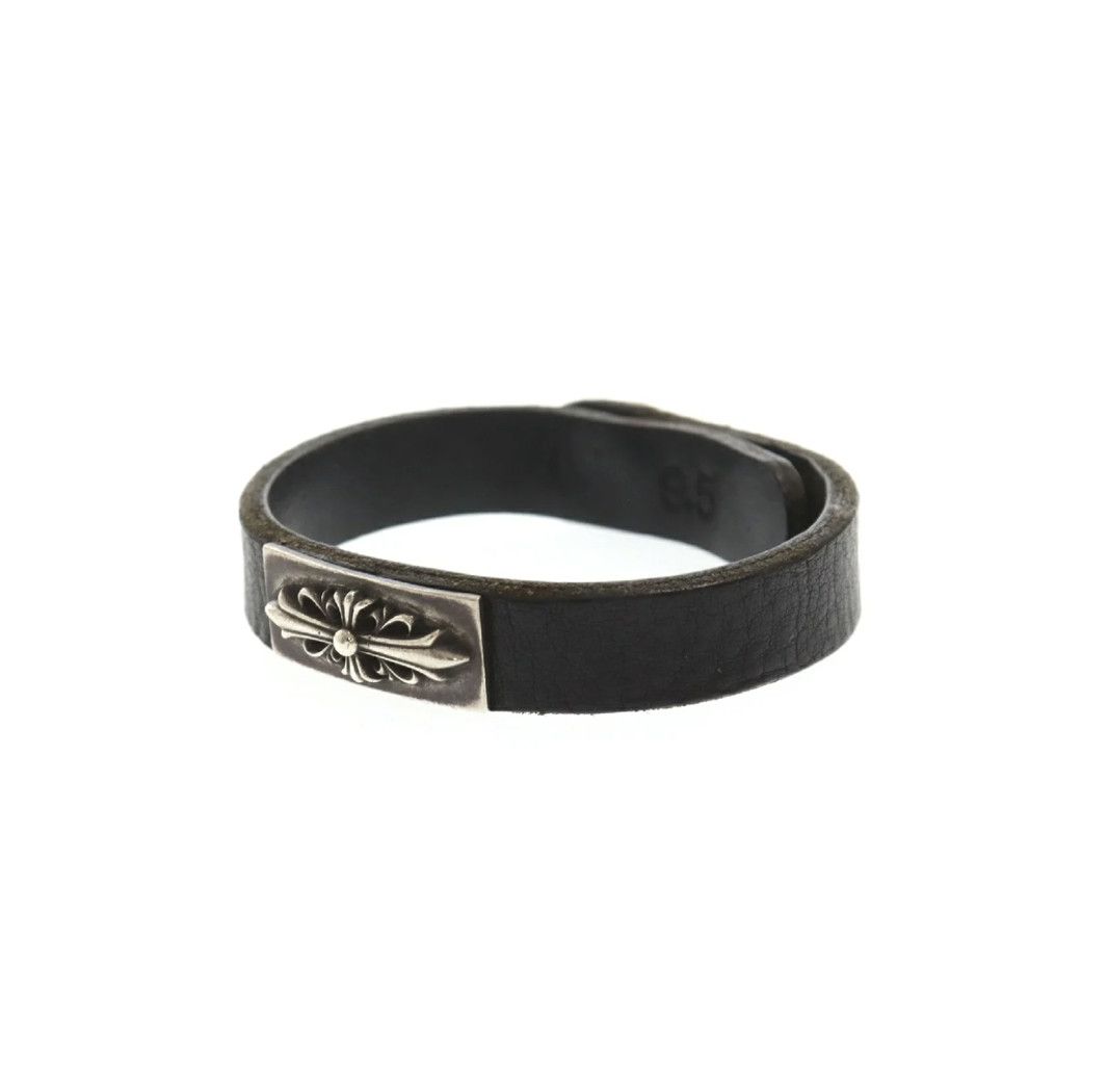 Chrome Hearts CHROME HEARTS CROSS LEATHER BRACELET Size ONE SIZE - 1 Thumbnail