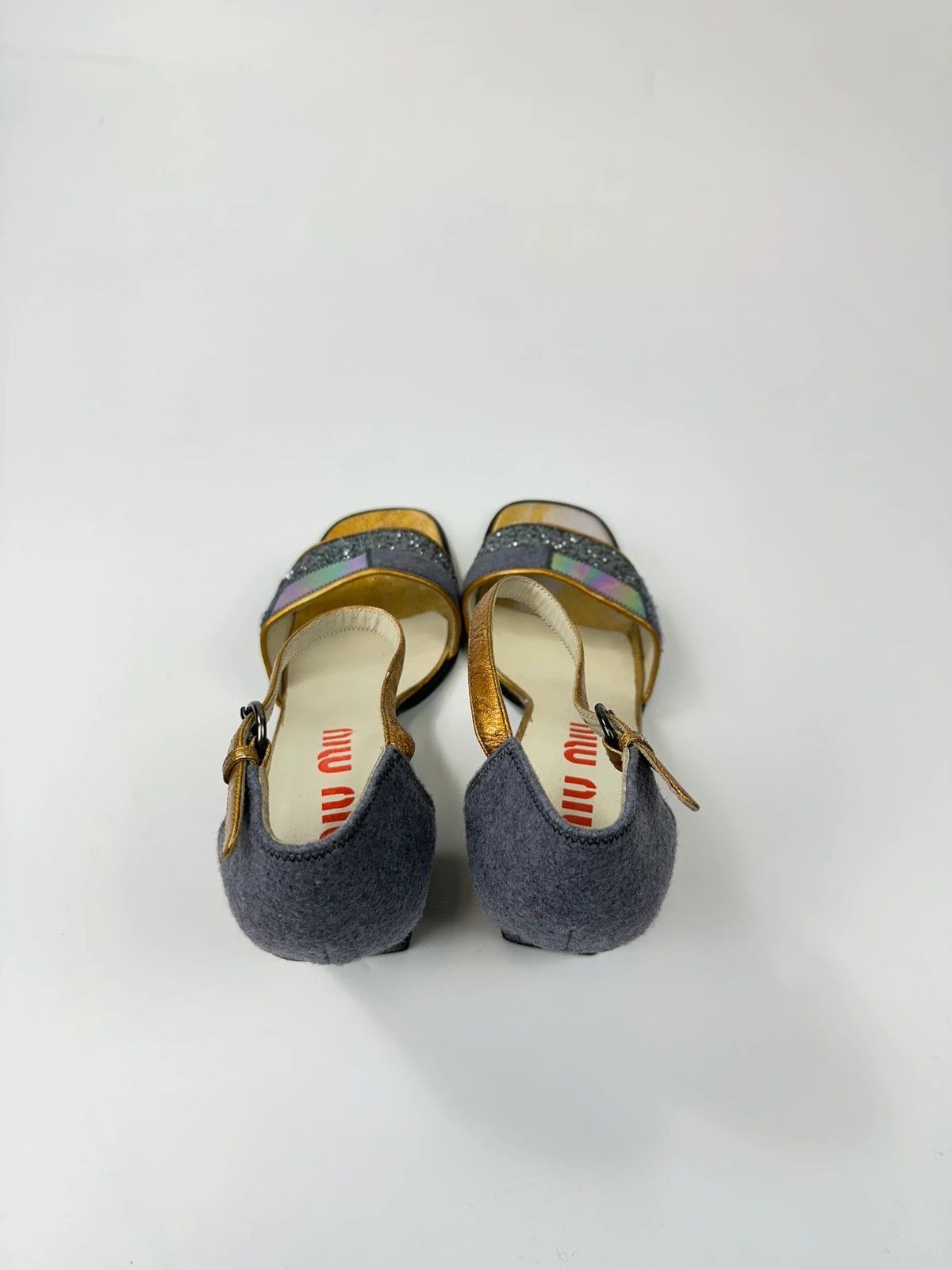 Miu Miu Miu Miu FW1998 PVC Coated Glitter Heels Pumps Shoes Size US 9 / IT 39 - 13 Thumbnail