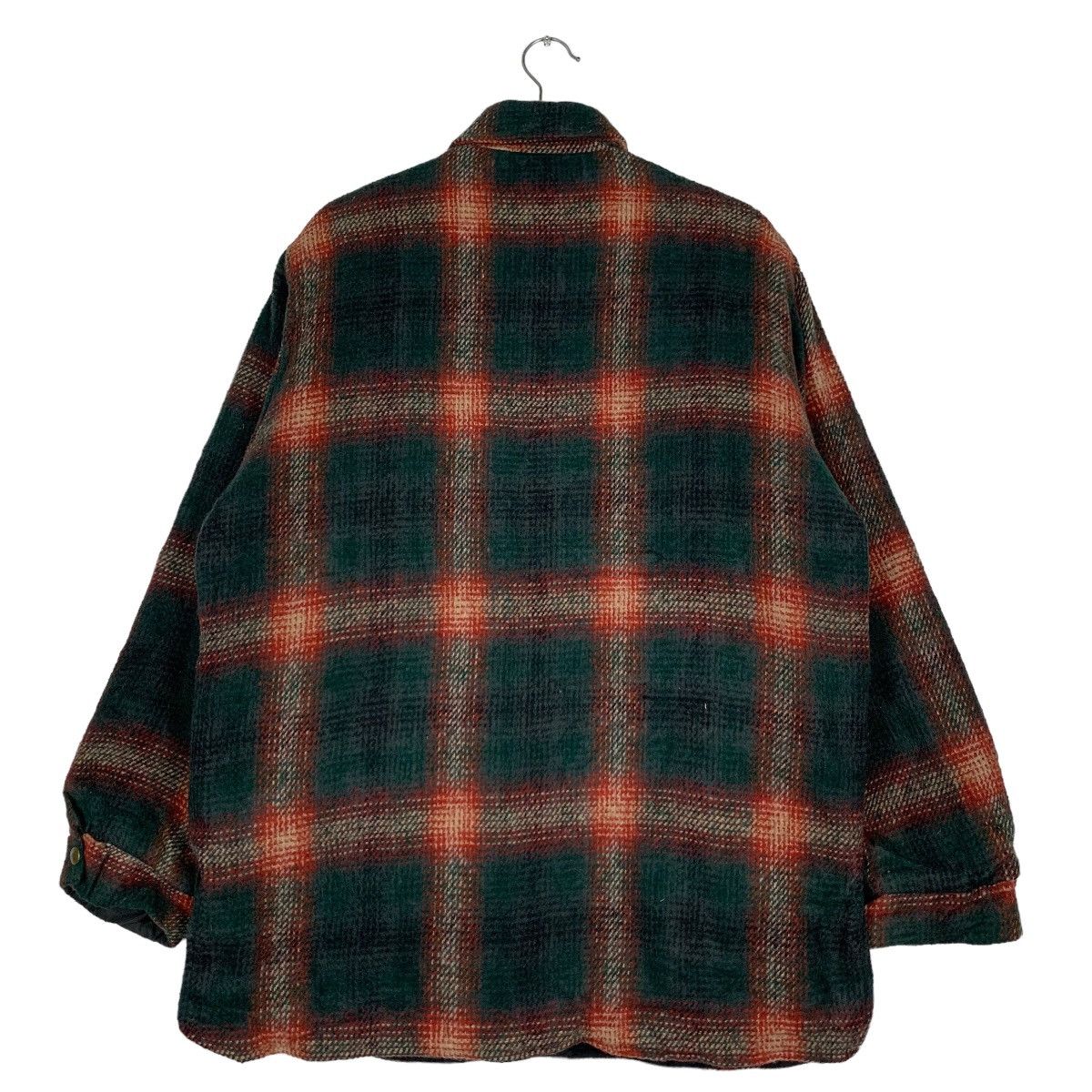 Flannel CAL CRAFT Shadow Plaid Checked Flannel Jacket #0016-C1 Size US M / EU 48-50 / 2 - 8 Thumbnail