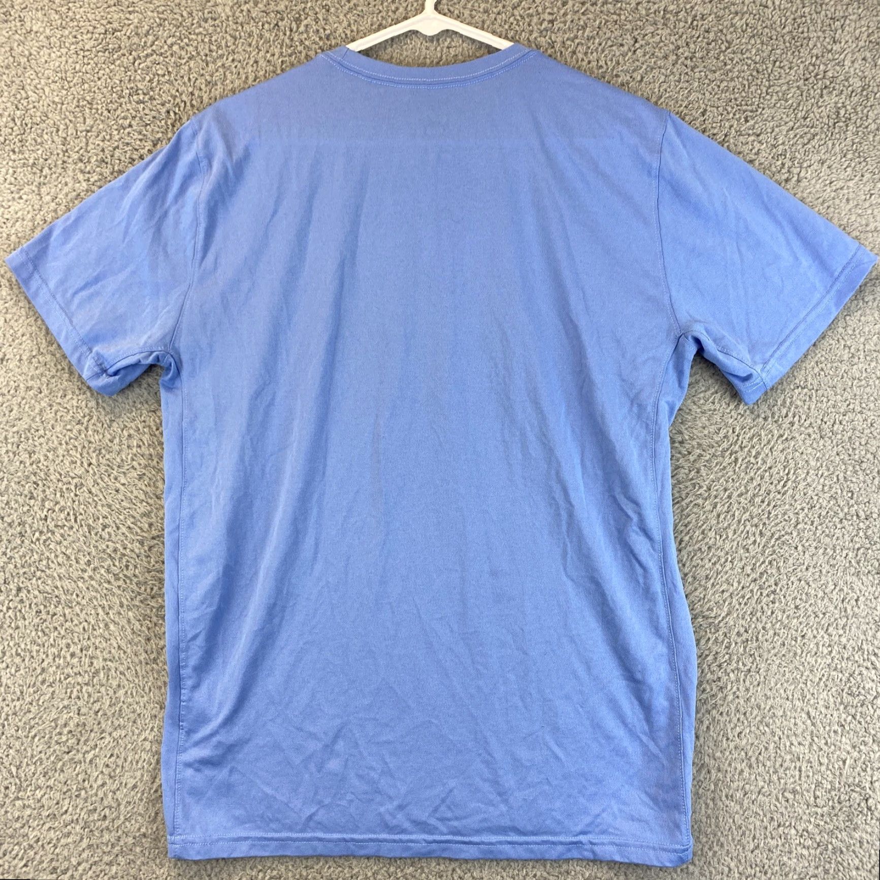 Nike Nike Men L T-Shirt Athletic Dri-FIT BLUE Short Sleeve Cotton / 53-16 Size US L / EU 52-54 / 3 - 6 Thumbnail