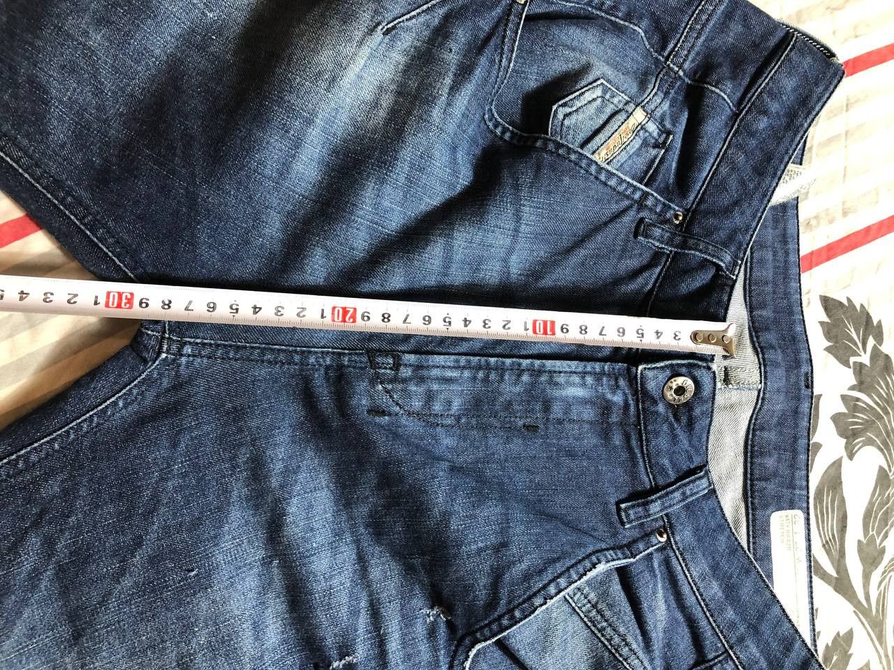 Diesel × Japanese Brand Crazy Crash Dirty Baggy Faded Jean Japan Avant Garde Style Size US 27 - 2 Thumbnail