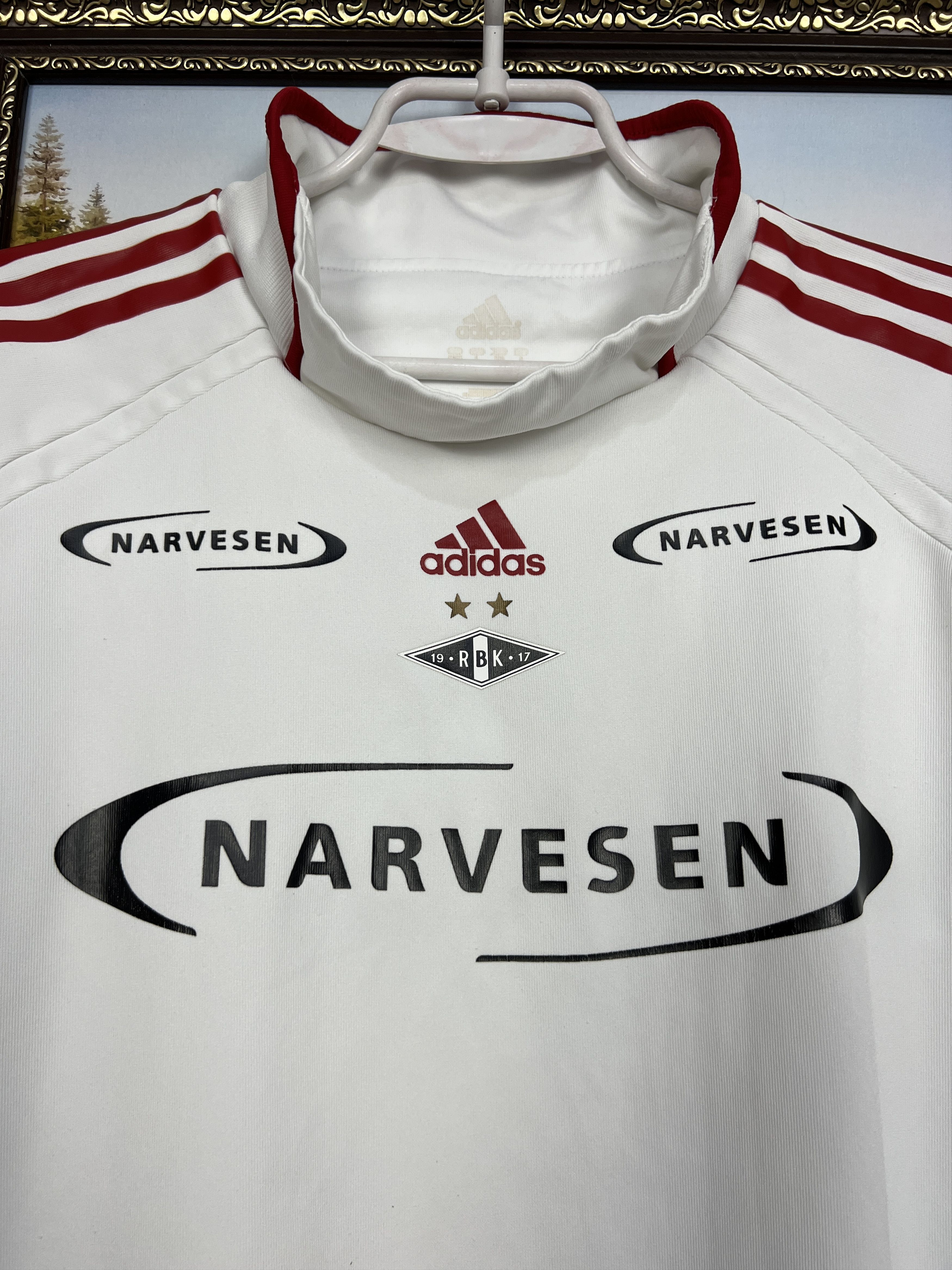 Adidas Vintage Adidas Rosenborg Football Sweatshirt Train Soccer Size US L / EU 52-54 / 3 - 3 Thumbnail