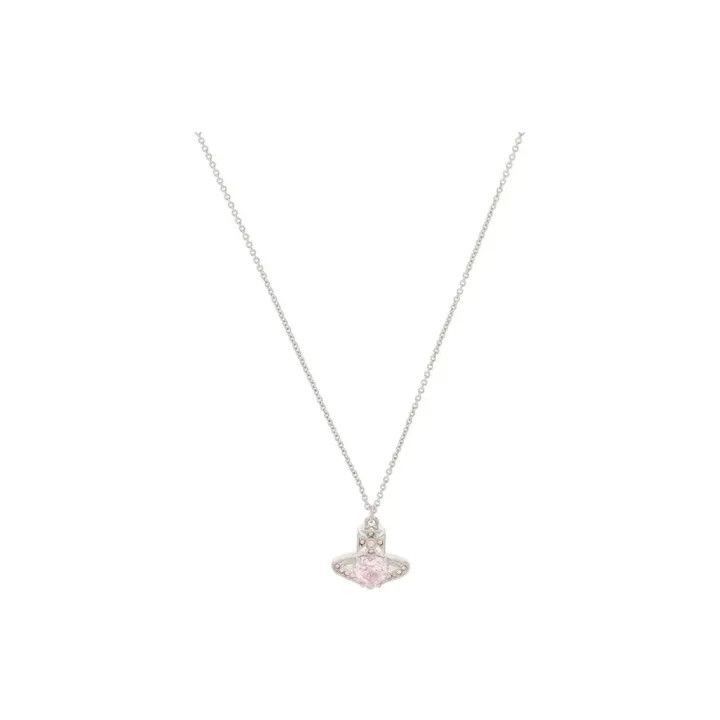Vivienne Westwood Vivienne Westwood Pink Saturn Pendant Necklace Size ONE SIZE - 1 Thumbnail