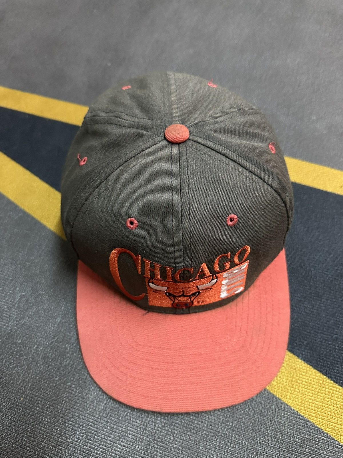 Logo Athletic × NBA × Vintage Vintage 1990 Chicago Bulls Logo Athletic Cap (Dada Buckle) Size ONE SIZE - 2 Thumbnail