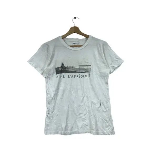 agnes b. Vtg AGNES B. 2005 Collection Vive L’afrique Tee Shirt Size S / US 4 / IT 40 - 1 Thumbnail