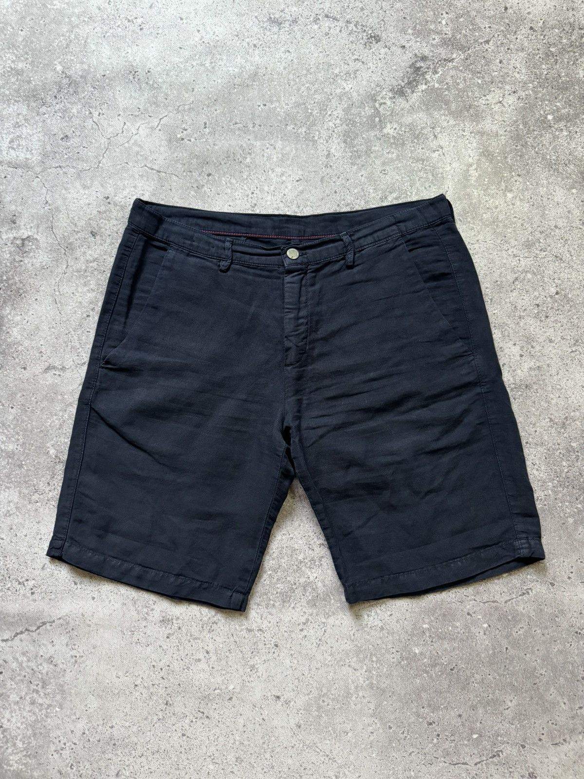 Massimo Alba Massimo Alba Linen Cotton Shorts, Blue size 52 Size US 36 / EU 52 - 1 Thumbnail