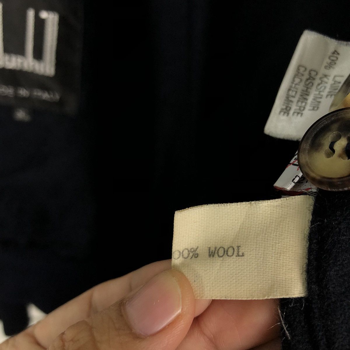 Vintage 🔥90’s Vintage Bomber Cardigan Dunhill Made in Italy Size US M / EU 48-50 / 2 - 19 Thumbnail