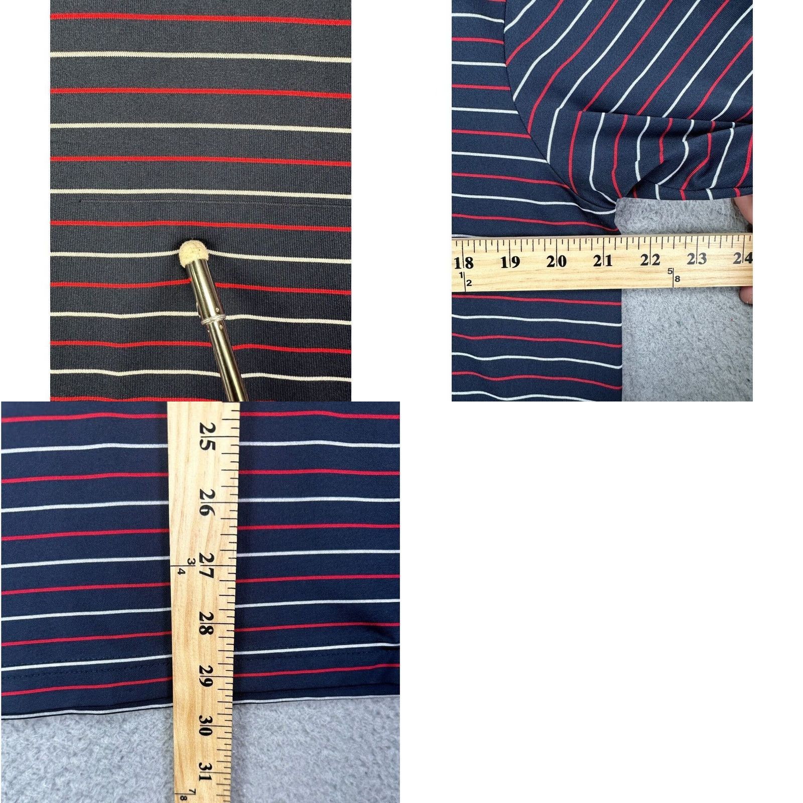 Vintage VINTAGE Ping Sensorcool Golf Polo Shirt Mens Large Blue Striped Short Sleeve Rugby Size US L / EU 52-54 / 3 - 8 Thumbnail