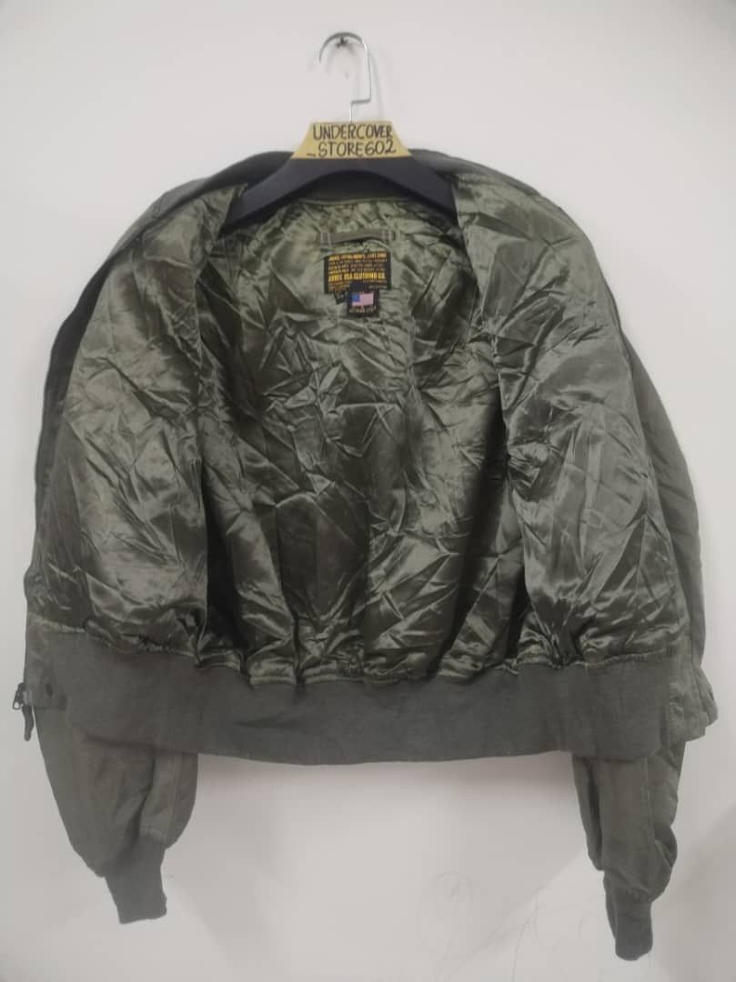 Avirex 📌VINTAGE AVIREX FLYING MAN LIGHT ZONE ZIPPER JACKET BOMBER Size US XL / EU 56 / 4 - 5 Thumbnail