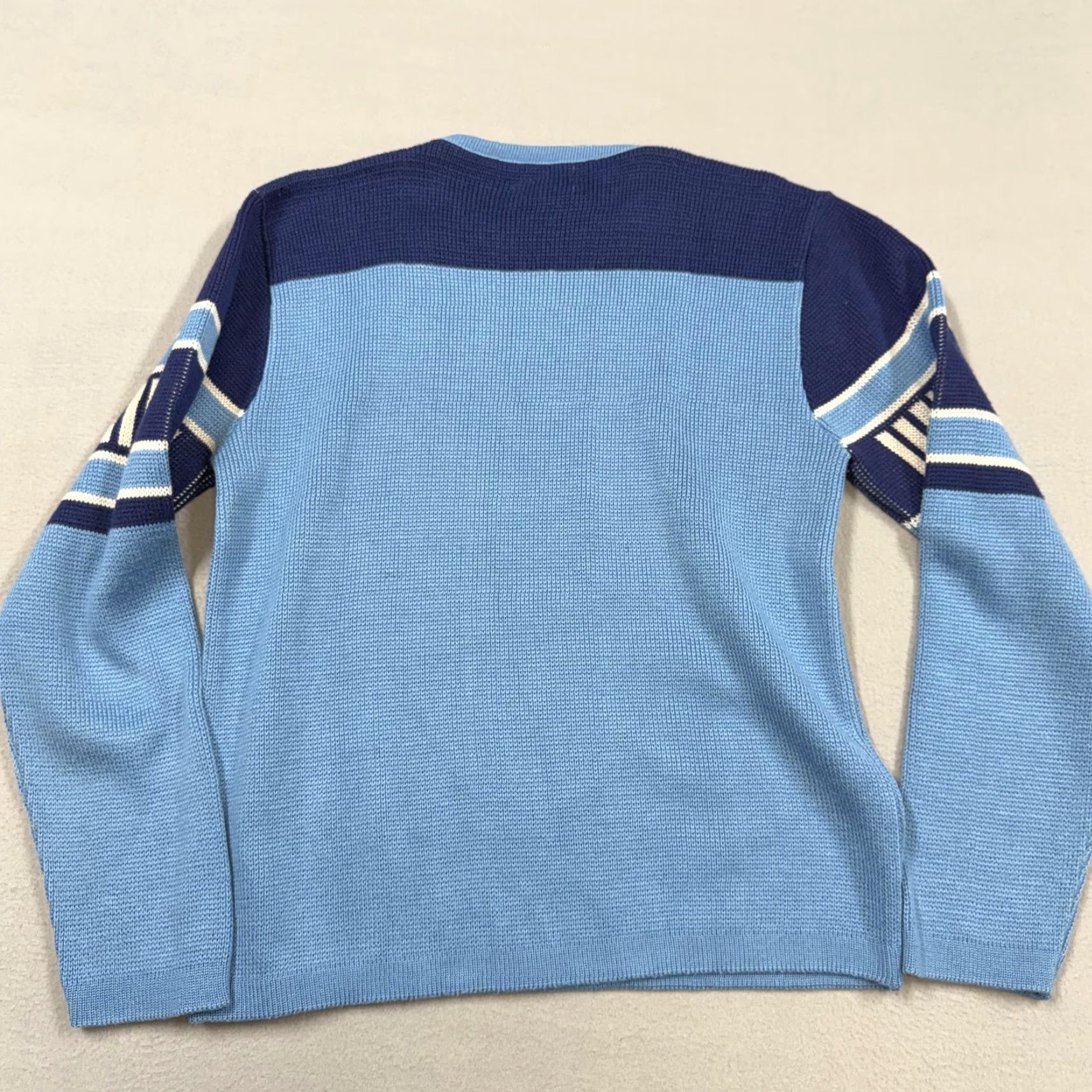 Vintage VINTAGE Scotch Craft Sweater Mens M Blue Knit Crewneck Striped Pullover Winter All Seasons Casual Size US M / EU 48-50 / 2 - 4 Thumbnail