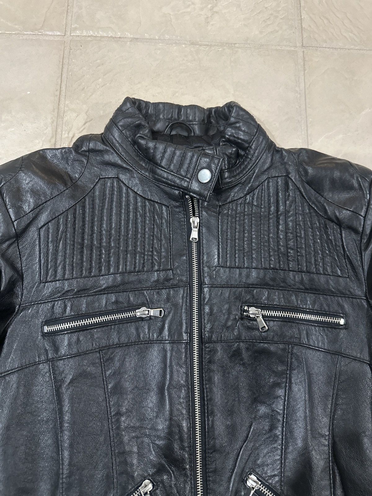 Other Oscar Leopold Leather Biker Jacket Size US L / EU 52-54 / 3 - 3 Thumbnail