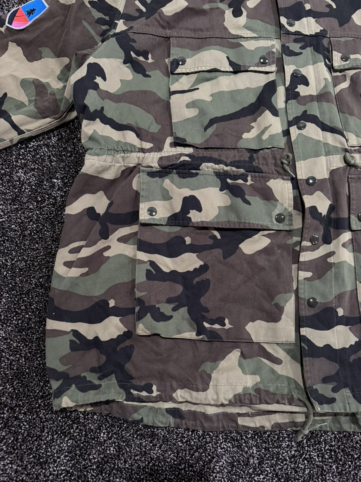 Saint Laurent Paris Saint Laurent x Hedi SS16 Rocket Logo Camo Parka Jacket Size US L / EU 52-54 / 3 - 5 Thumbnail