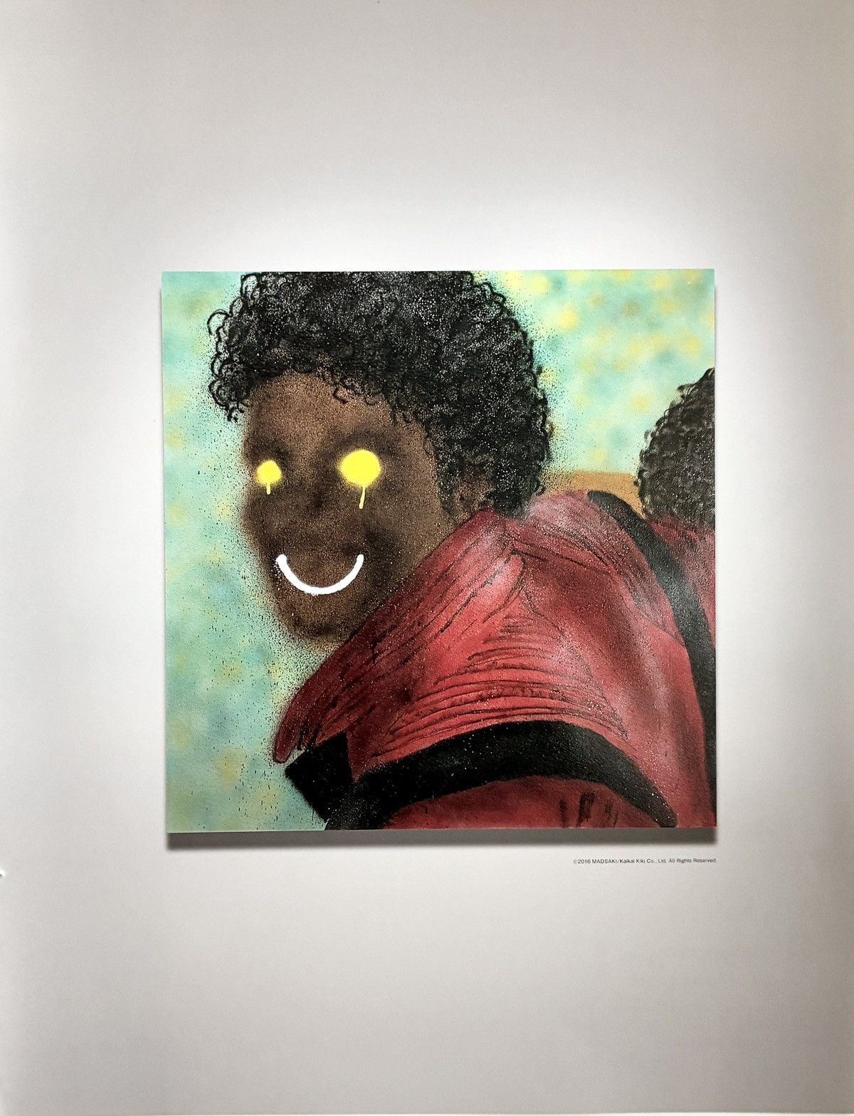 Michael Jackson Madsaki Micheal Jackson Triller artwork photo framed 9x11 Size ONE SIZE - 2 Thumbnail