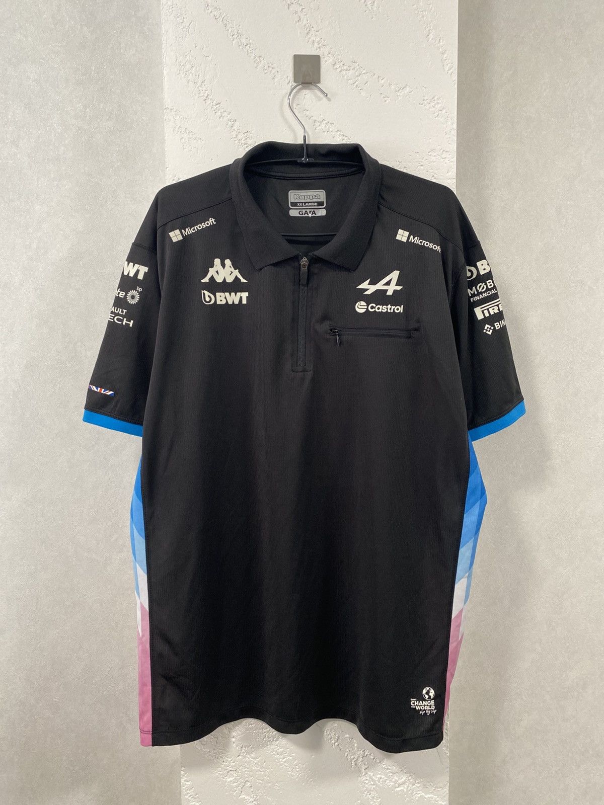 Kappa Kappa F1 team racing BWT Alpine Formula One Jersey t-shirt Size US XXL / EU 58 / 5 - 1 Thumbnail