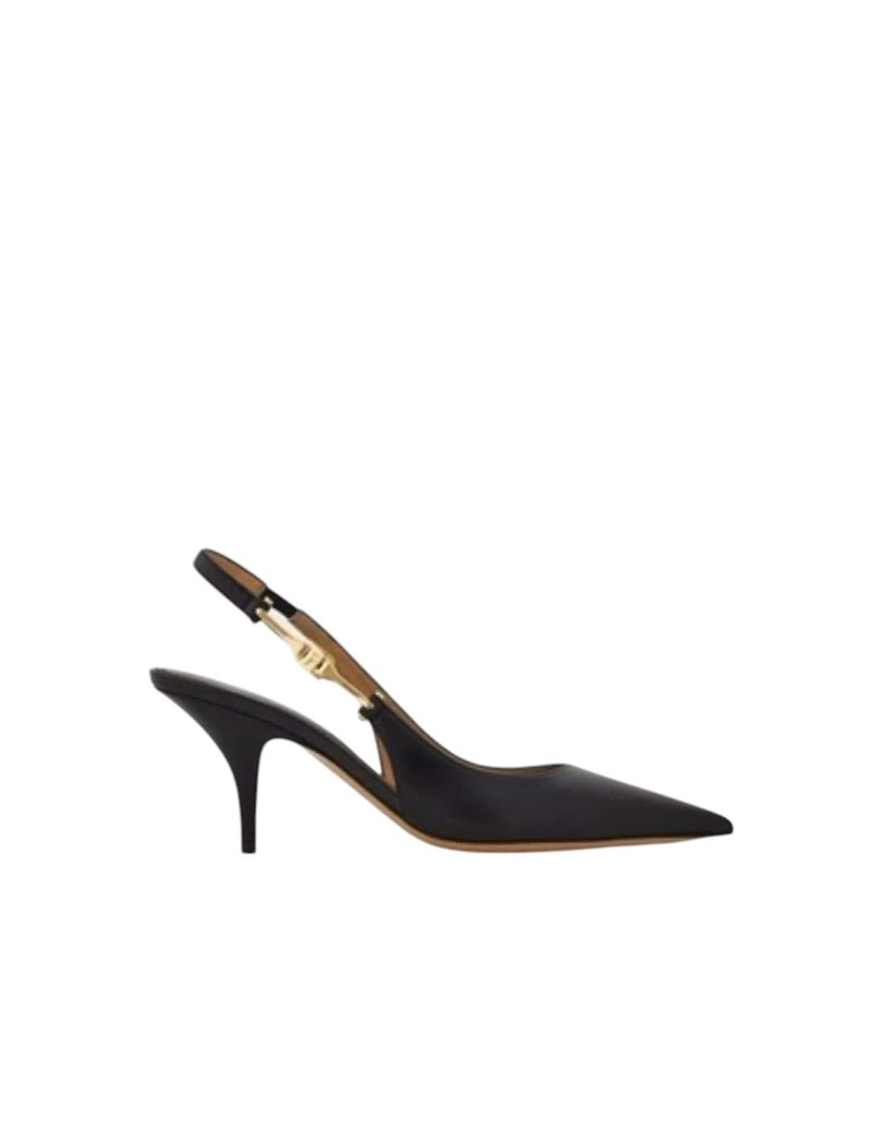 Salvatore Ferragamo Ferragamo F-Buckle Slingback Pump Size US 7.5 / IT 37.5 - 1 Thumbnail