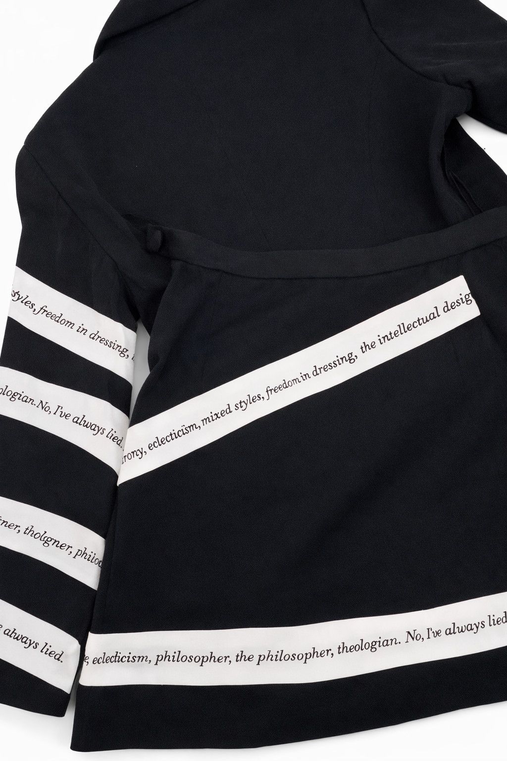 Moschino Moschino Cheap and Chic Irony Text Vintage Costume Suit Size L / US 10 / IT 46 - 3 Thumbnail