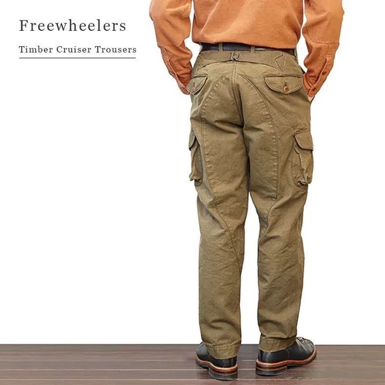 Freewheelers Freewheelers Freewheelers Cargo Pants Khaki Color Size 34 Size US 34 / EU 50 - 6 Thumbnail