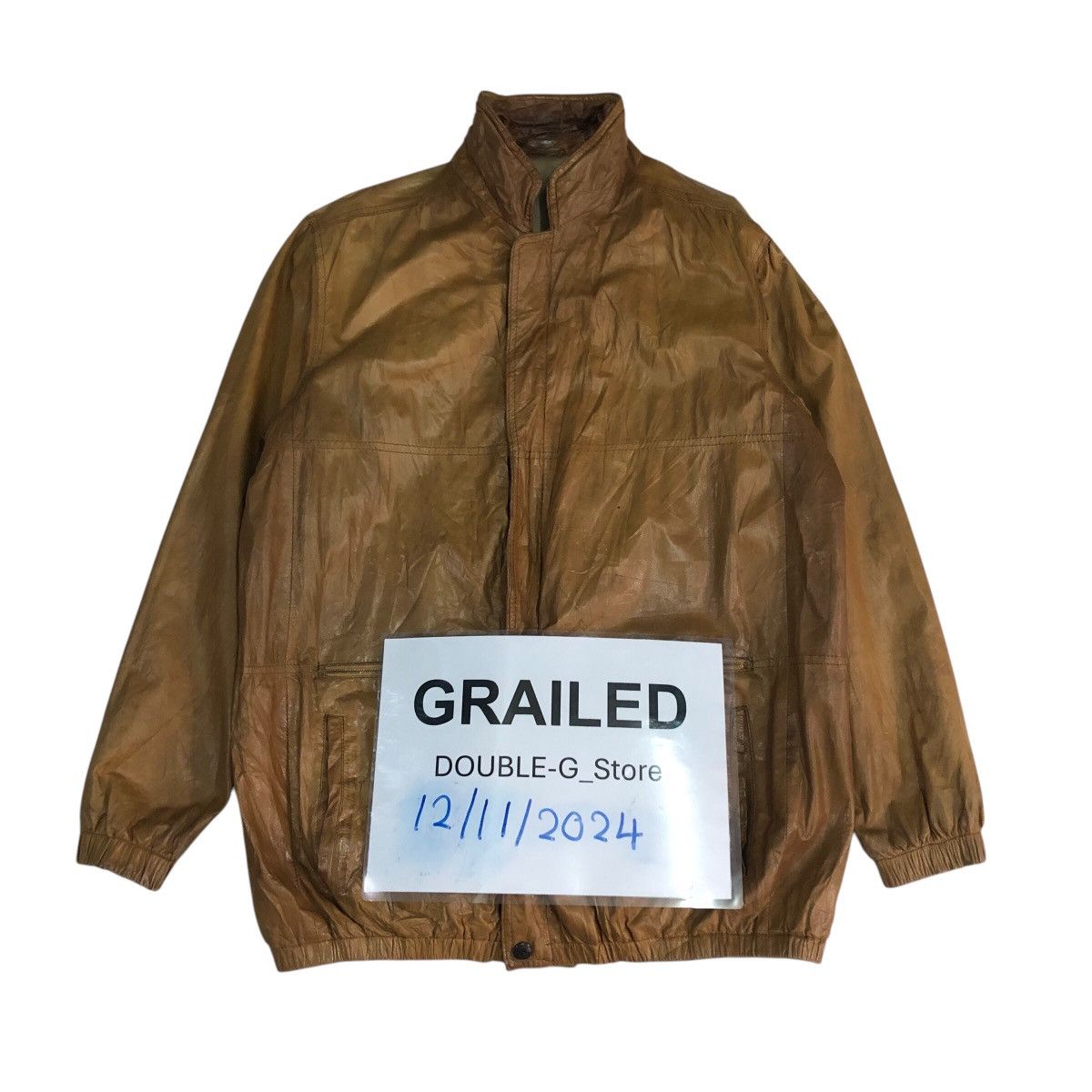 Japanese Brand × Vintage 📌Vintage Biker Leather Jacket Bleriot Size US L / EU 52-54 / 3 - 1 Thumbnail