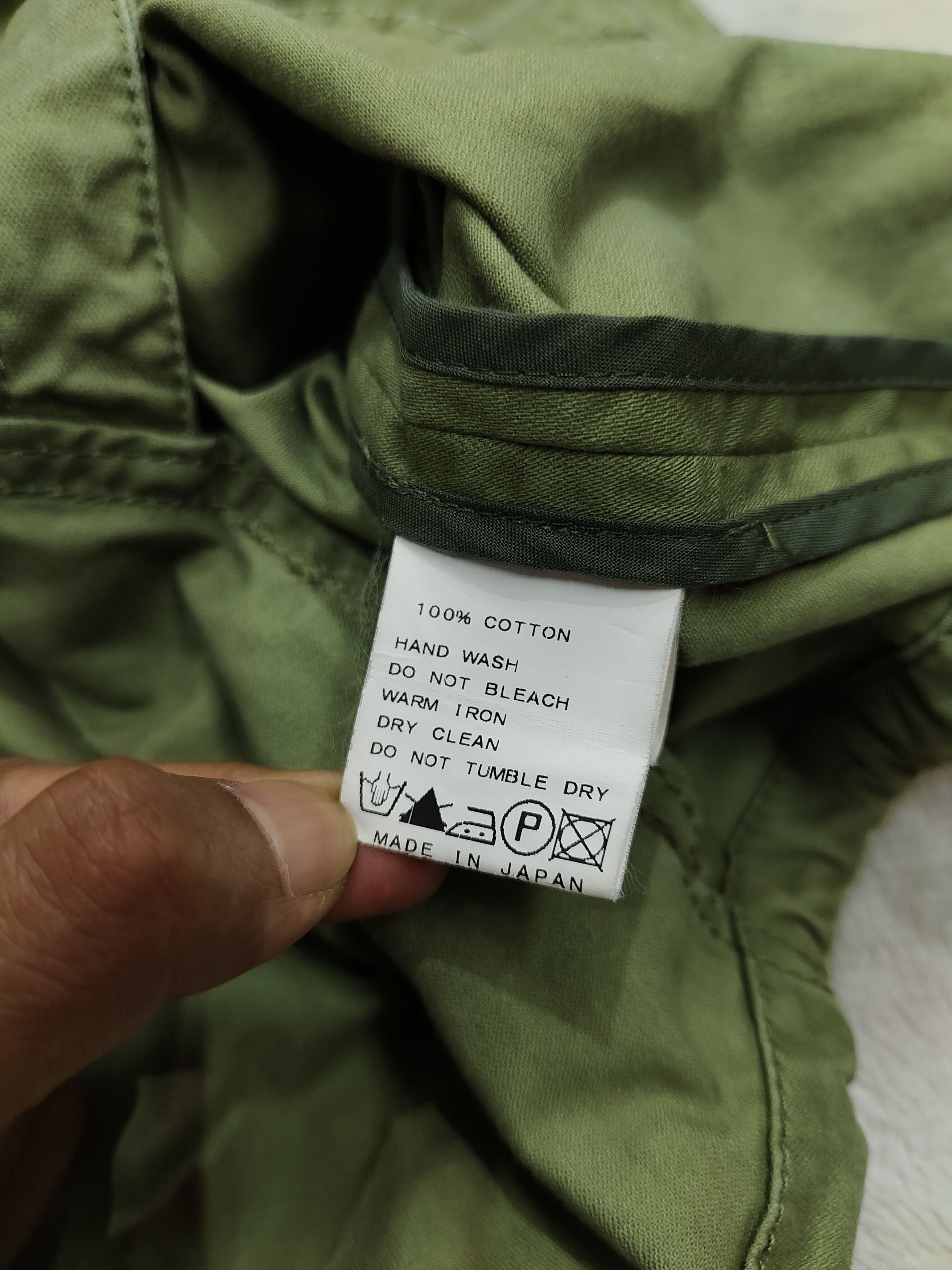 Japanese Brand Slobe Iena🇯🇵 Military Hooded Olive Batwing Cape Jacket Size M / US 6-8 / IT 42-44 - 11 Thumbnail
