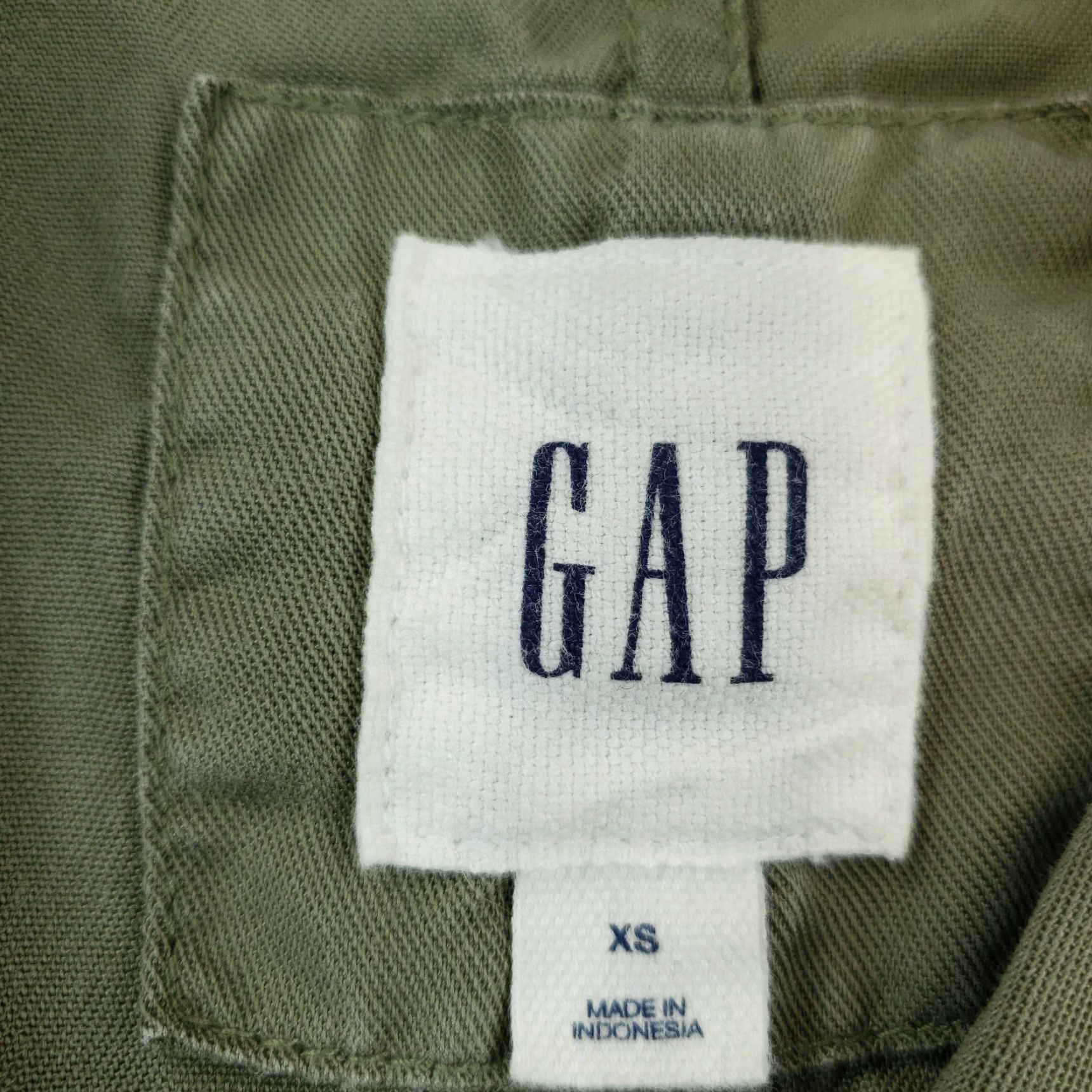 Gap Gap Womens Green Lightweight Button Up Jacket XS Size XS / US 0-2 / IT 36-38 - 5 Thumbnail