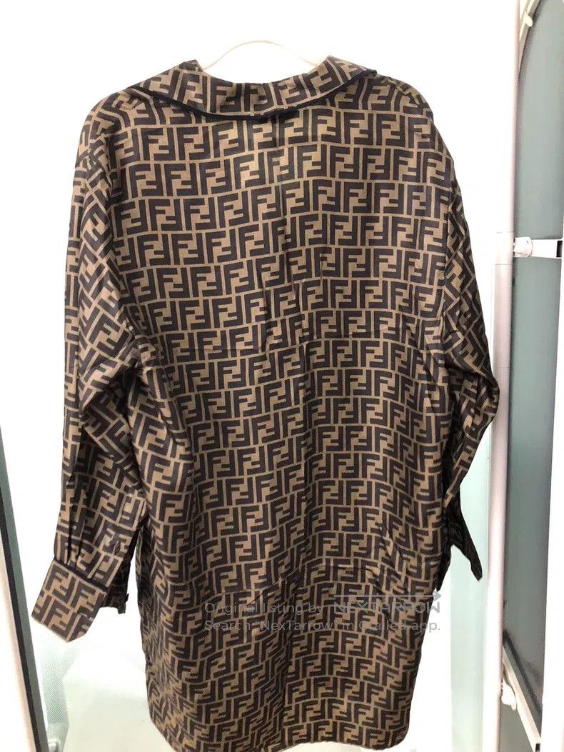 Fendi Fendi All-Print Dress Size XS / US 0-2 / IT 36-38 - 2 Thumbnail