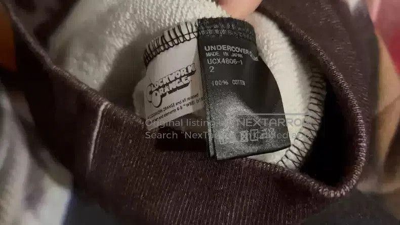 Undercover undercover Clockwork orange print hoodie. Size US M / EU 48-50 / 2 - 3 Thumbnail
