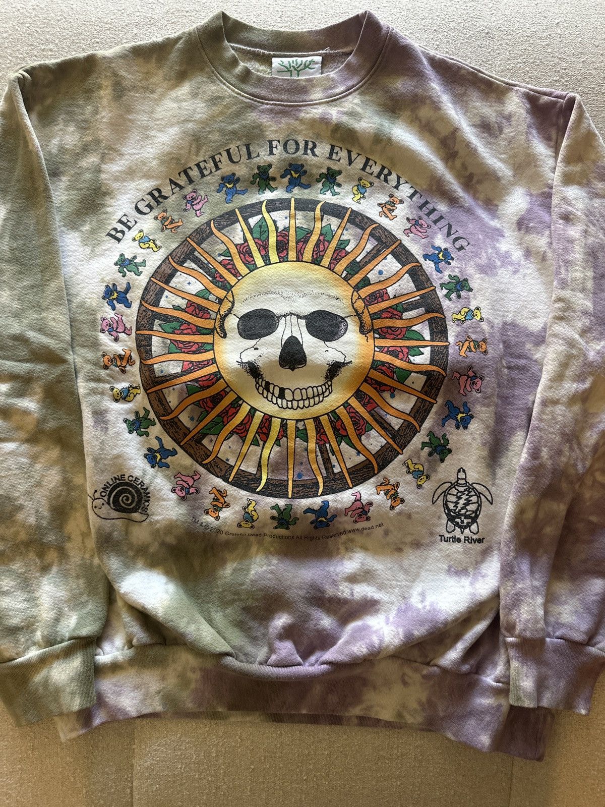 Online Ceramics Online Ceramics Dancing In A Ring Around The Sun Crewneck Size US L / EU 52-54 / 3 - 1 Thumbnail