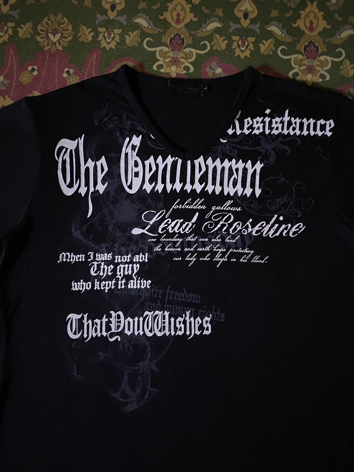 If Six Was Nine × Japanese Brand × Le Grande Bleu (L.G.B.) Japanese Brand Oblo Design Poem Punk Design Style Size US M / EU 48-50 / 2 - 3 Thumbnail