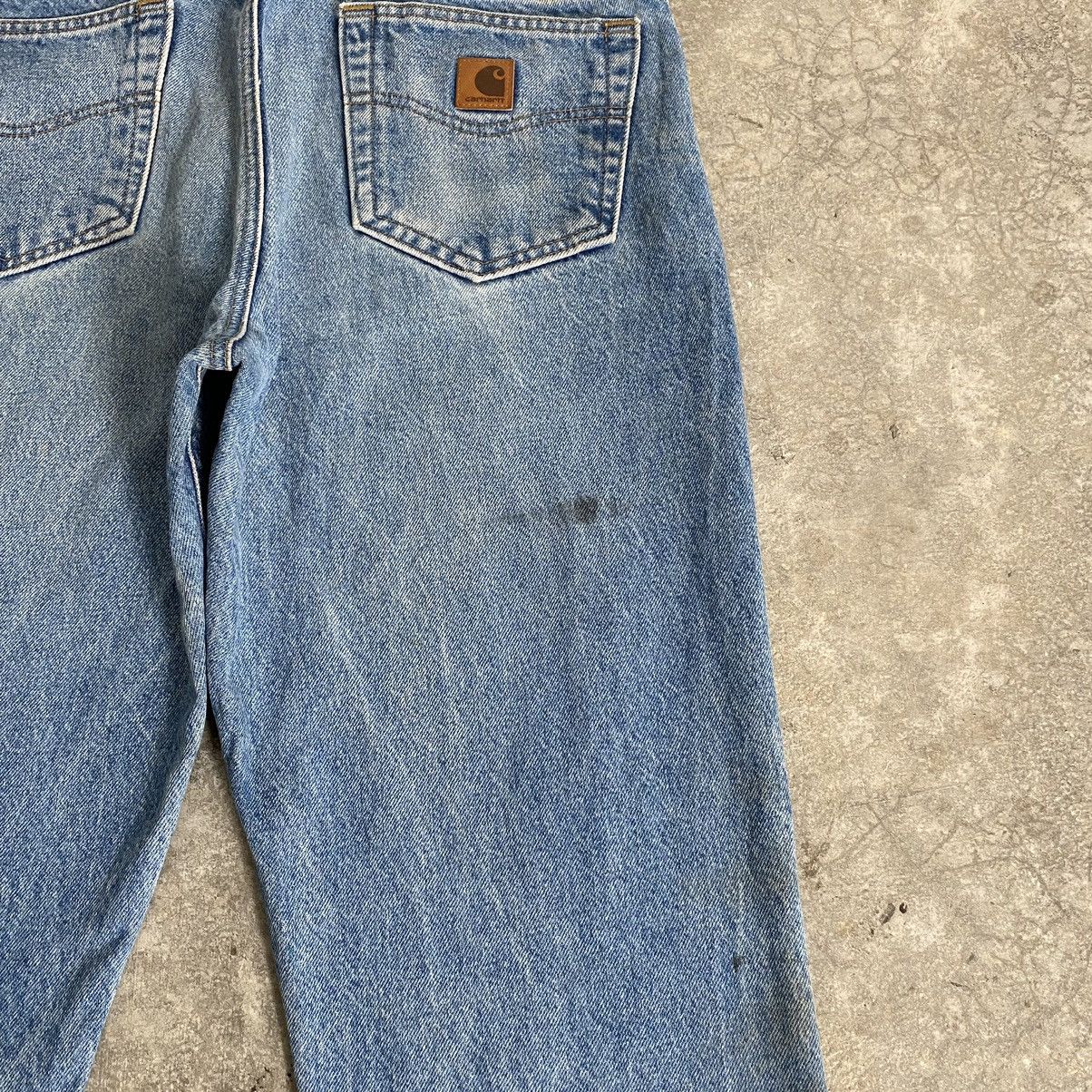 Carhartt Vintage Carhartt Traditional Fit Faded Dirty Jeans Size US 35 - 20 Thumbnail