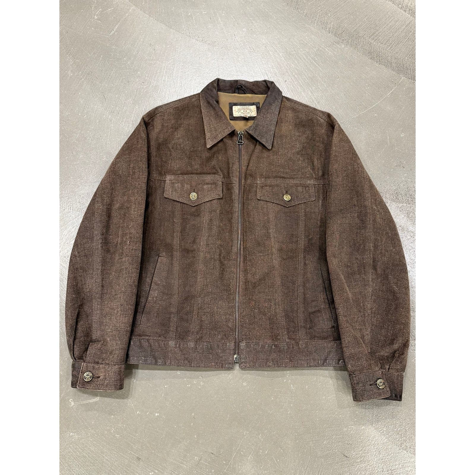 Giorgio Armani 1990s Armani leather work jacket Size US M / EU 48-50 / 2 - 1 Thumbnail