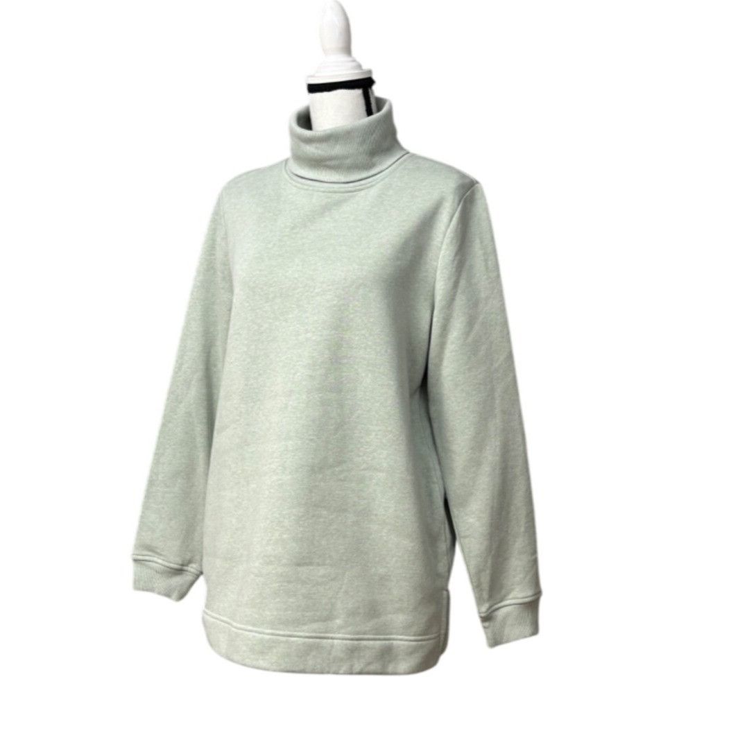 Other Karen Scott Women's Luxesoft Turtleneck Top, Aqua Chill Heat Size M / US 6-8 / IT 42-44 - 2 Thumbnail