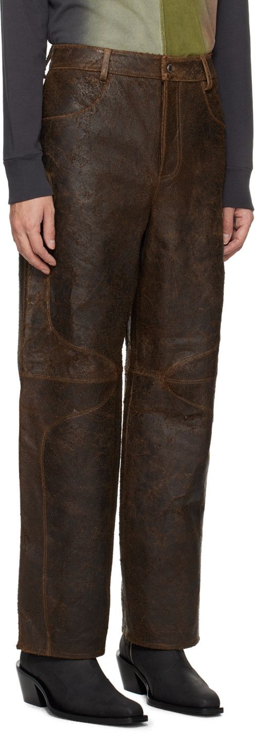 Eckhaus Latta $1600 Eckhaus Latta Hide Pants Size US 27 - 4 Thumbnail