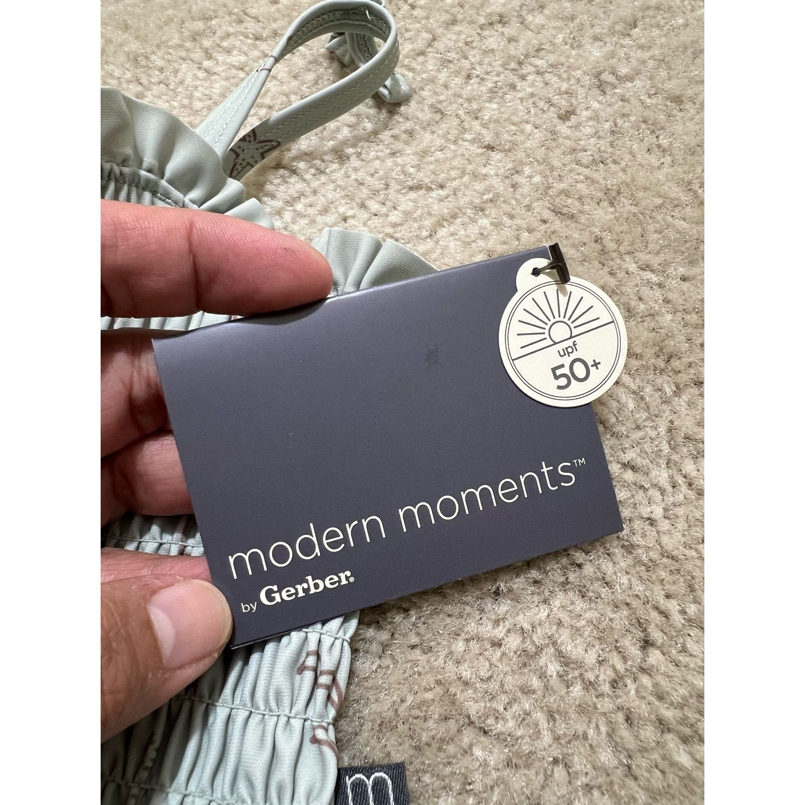 Other NWT-Gerber Modern Moments Baby Girl Swimsuit Ruffles 12M Size ONE SIZE - 6 Thumbnail