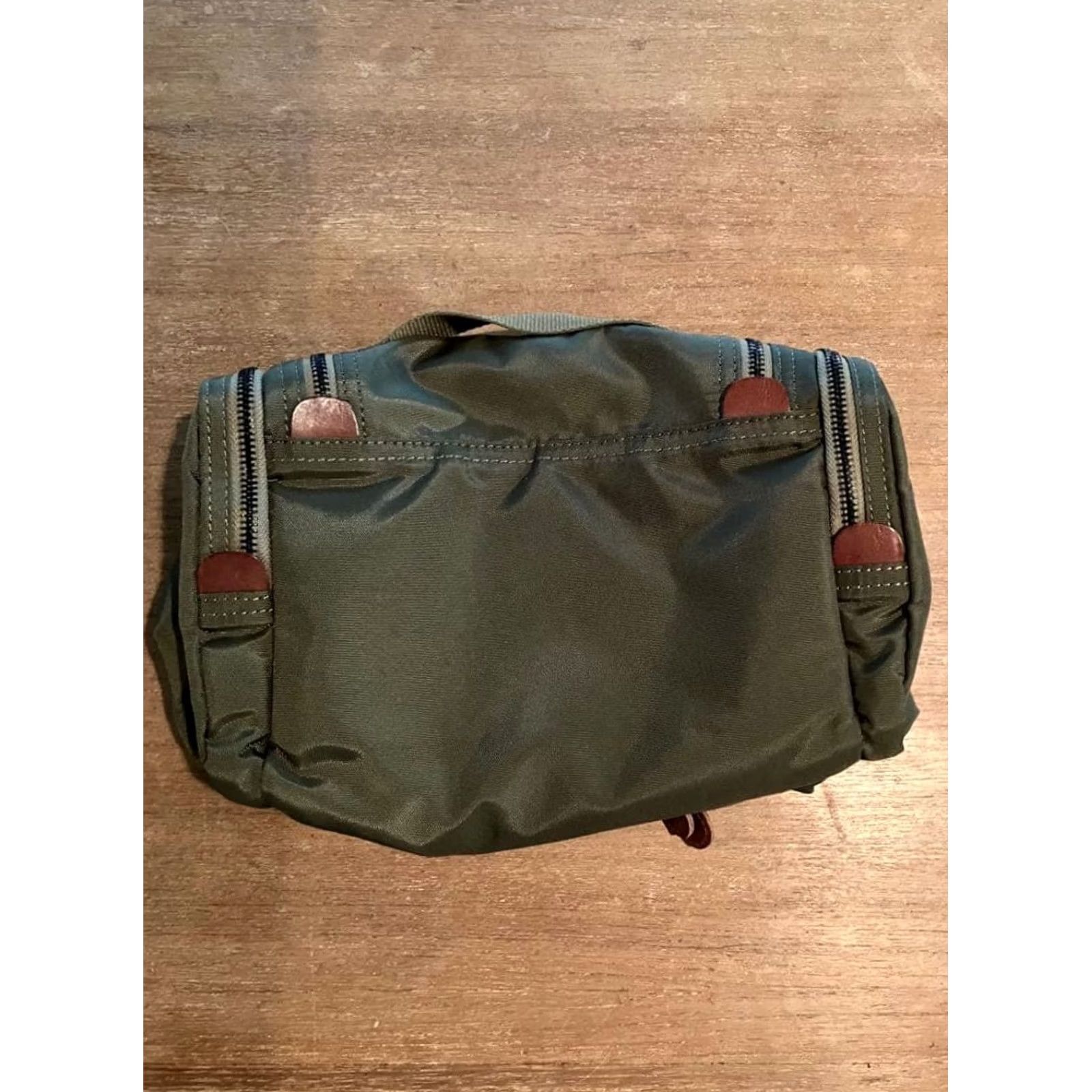 Ralph Lauren RRL Ralph Lauren Canvas Travel Pouch Dopp Kit Toiletry Bag Men Green Nylon Used Size ONE SIZE - 3 Thumbnail