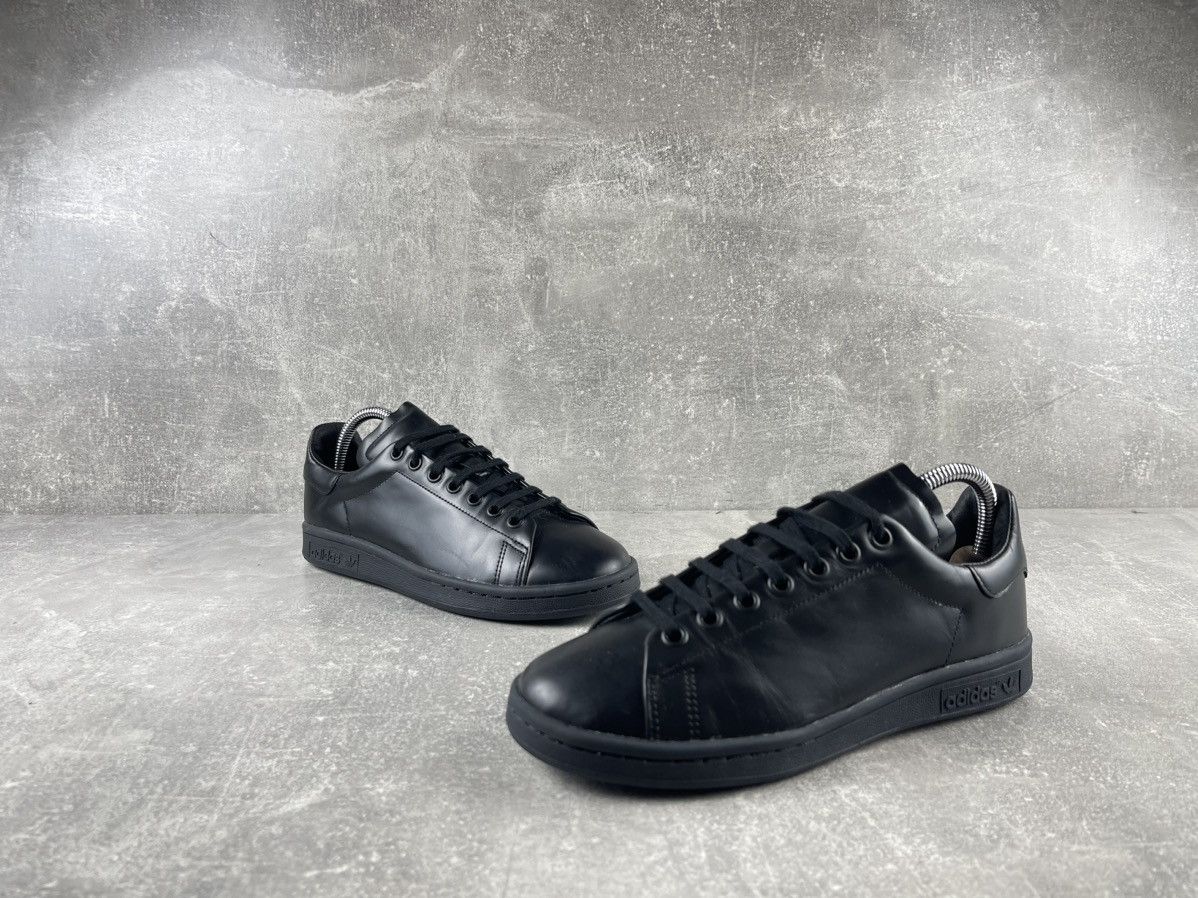 Adidas Adidas Dover Street Market Stan Smith Black Leather Sneakers Size US 5.5 / IT 35.5 - 4 Thumbnail