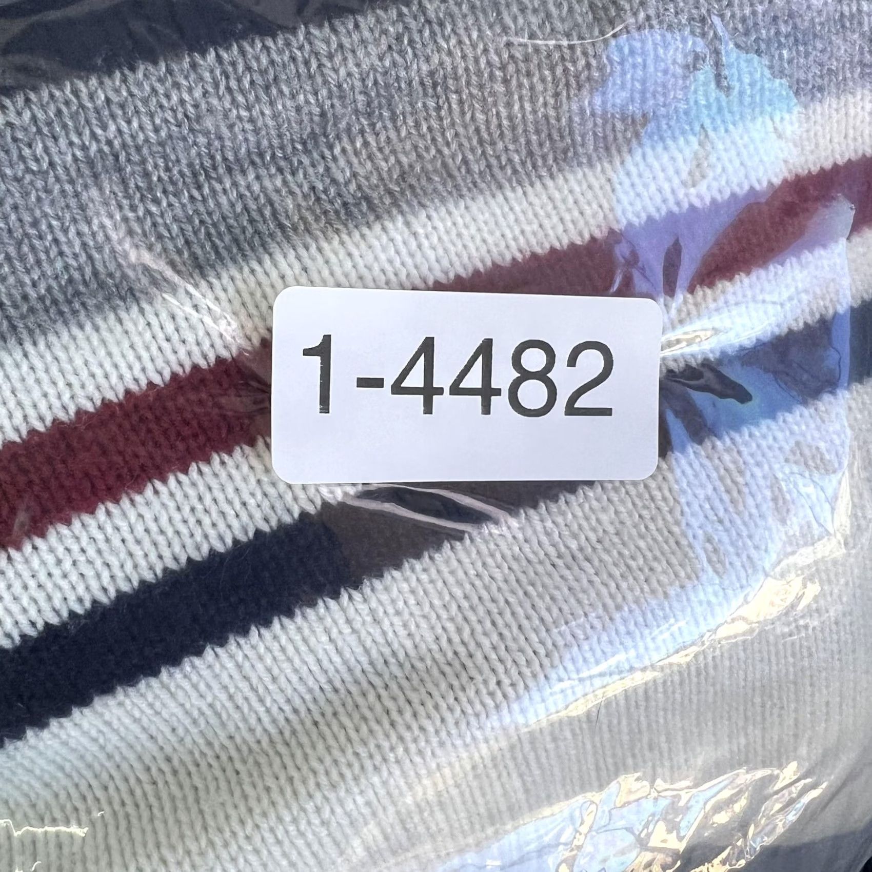 Vintage VINTAGE Career Club Sweater Mens Large White Striped Knit Pockets 80s Collared Pullover Knit Shirt Size US L / EU 52-54 / 3 - 7 Thumbnail