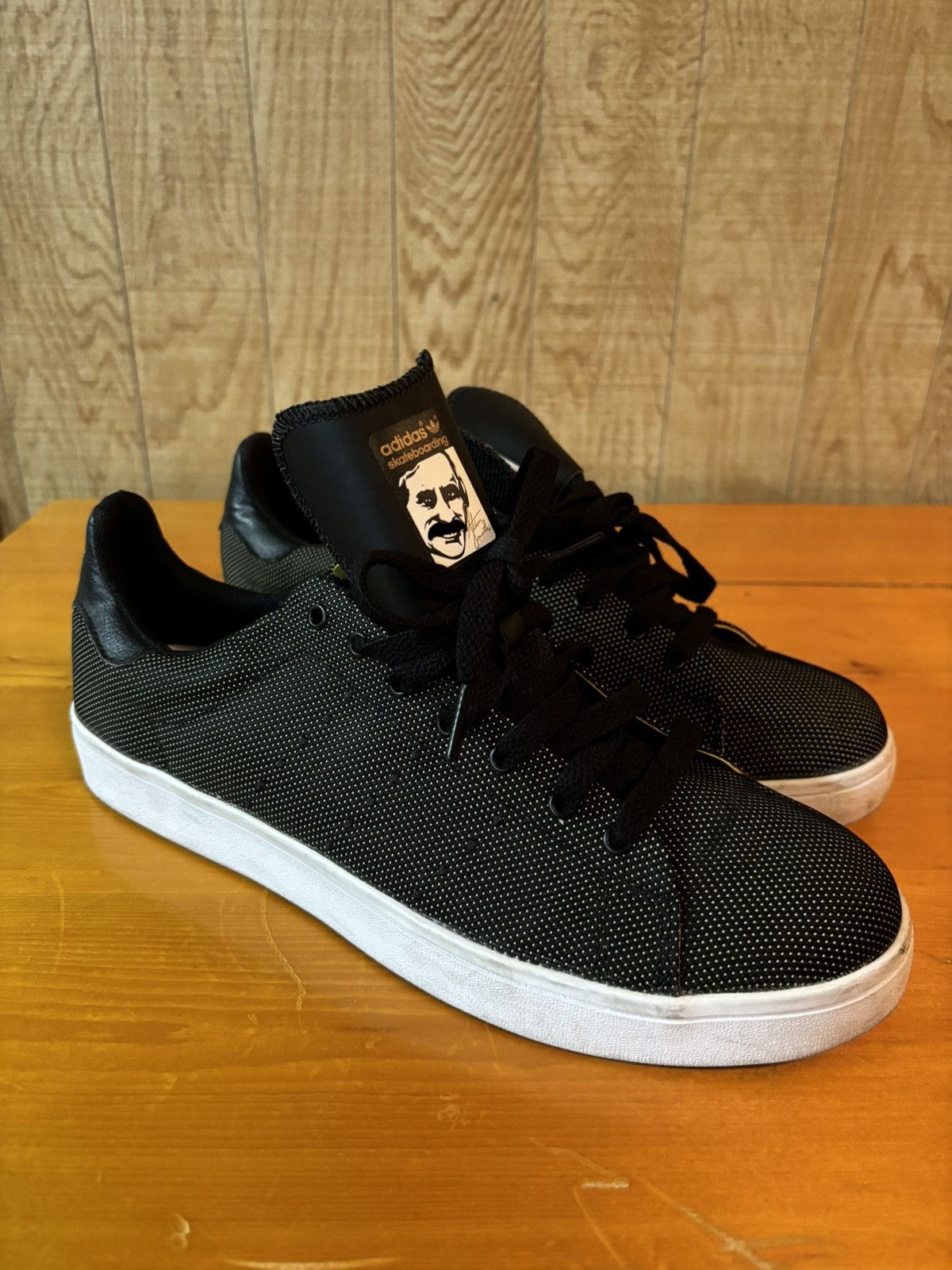 Adidas 🔥Adidas Skateboarding Stan Smith Solar Yellow/Black Size US 9 / EU 42 - 1 Thumbnail