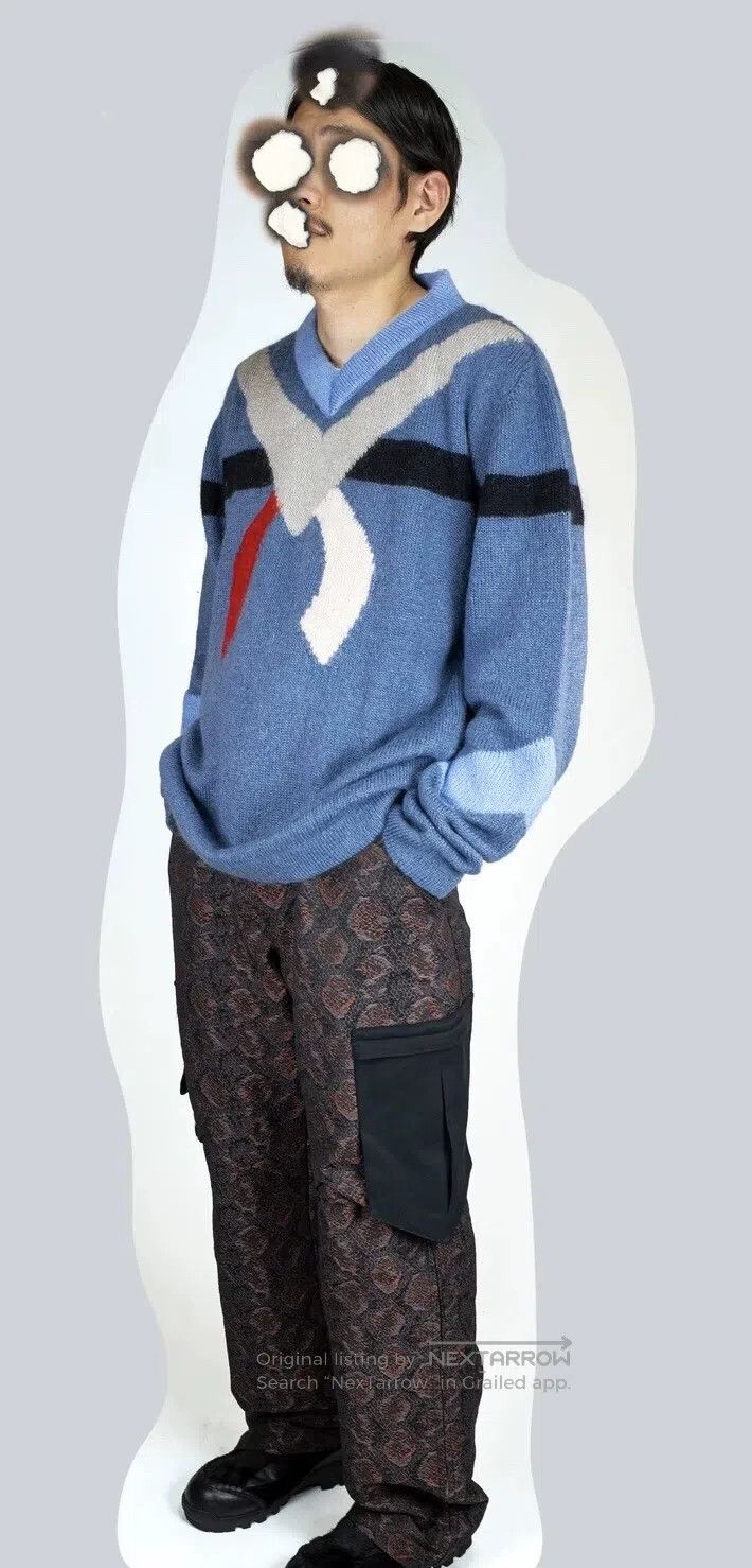 Kiko Kostadinov Kiko Kostadinov 20FW Nolan Jumper Sweater, Blue Size US S / EU 44-46 / 1 - 7 Thumbnail
